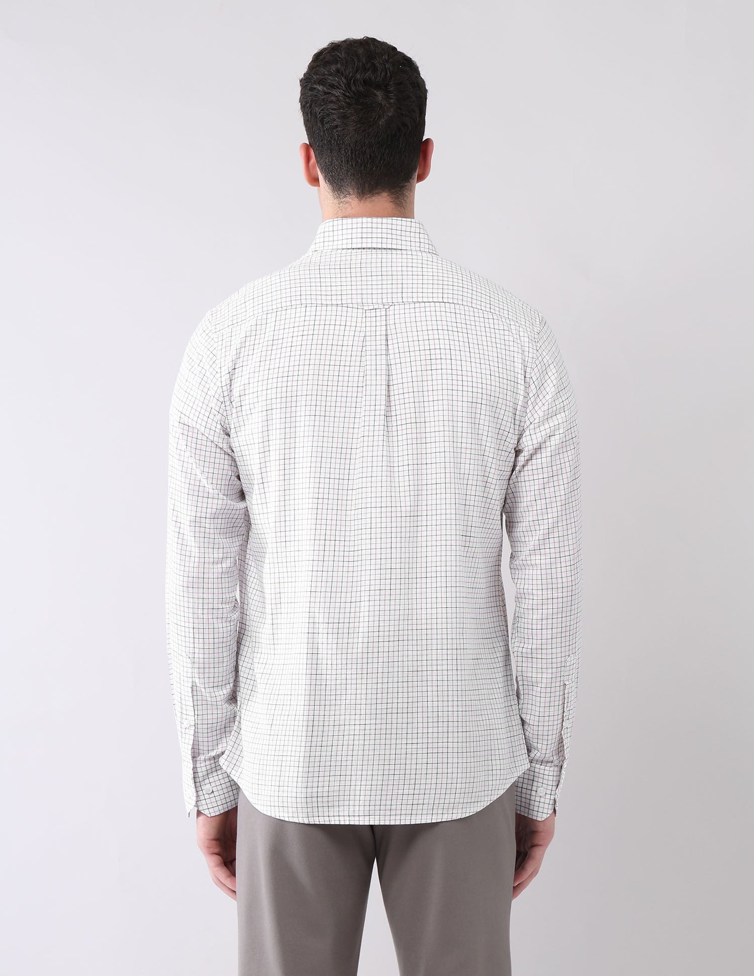 City Chronicles Modern Slim Fit Tartan Checked Shirt