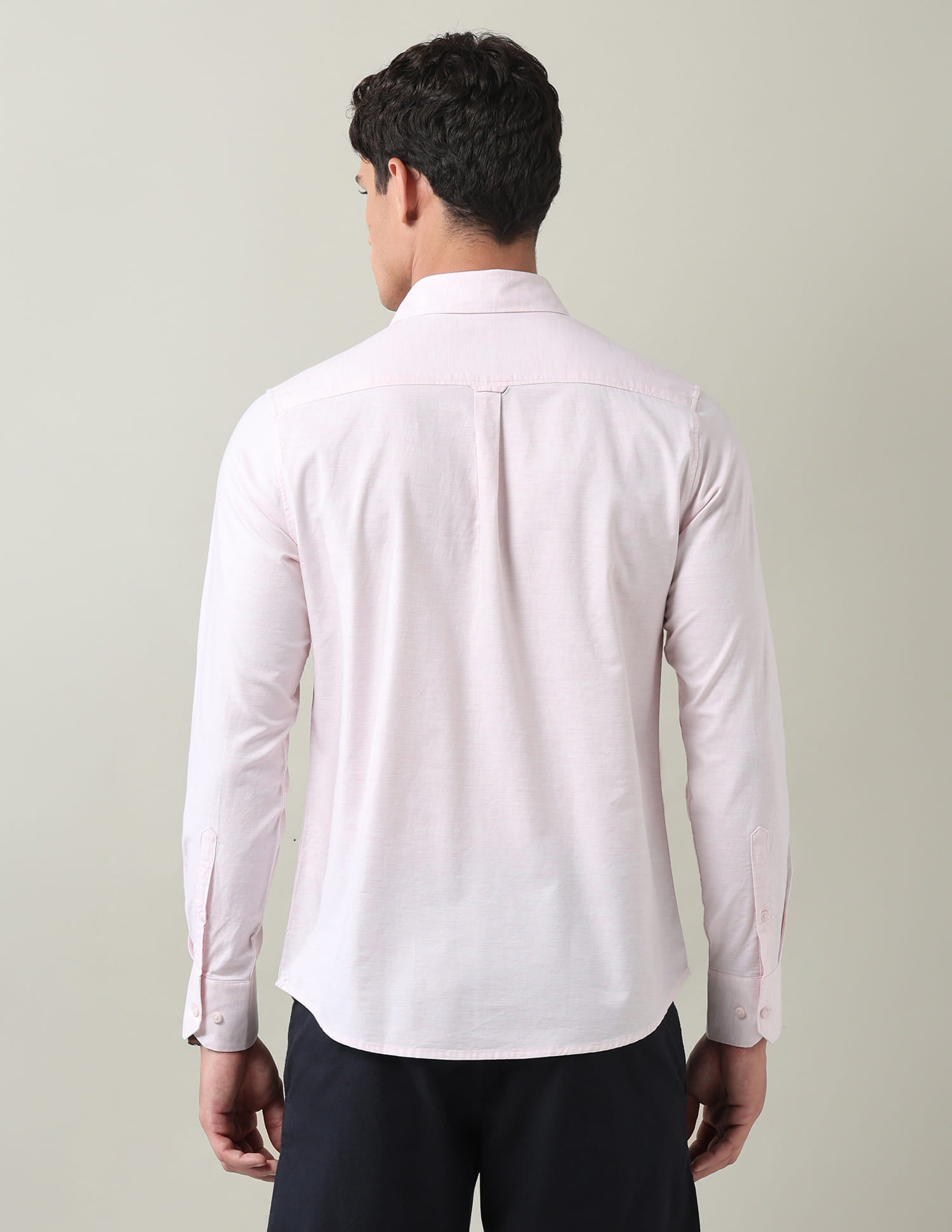 Solid Slim Fit Twill Shirt