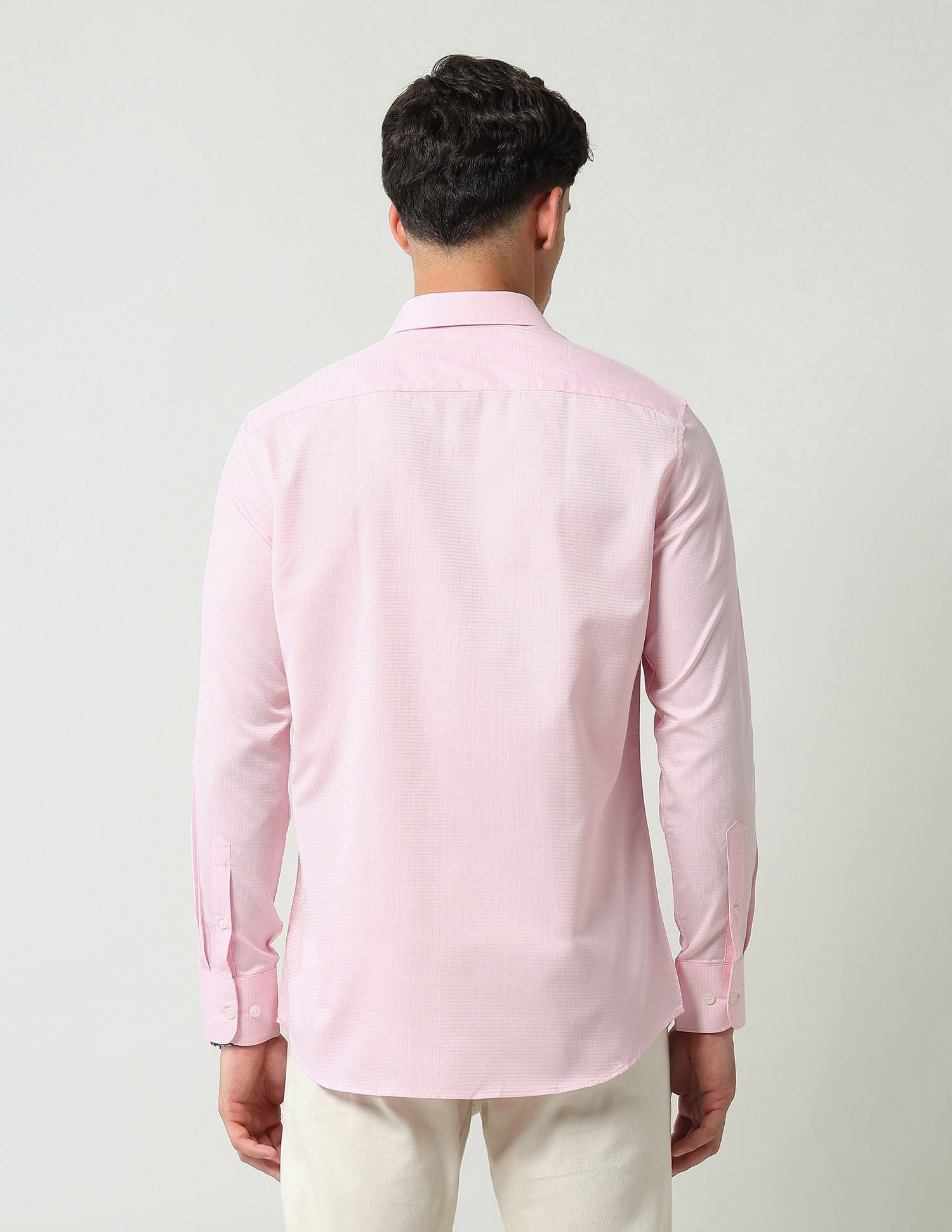Stylish Textured Regular Fit Shirt