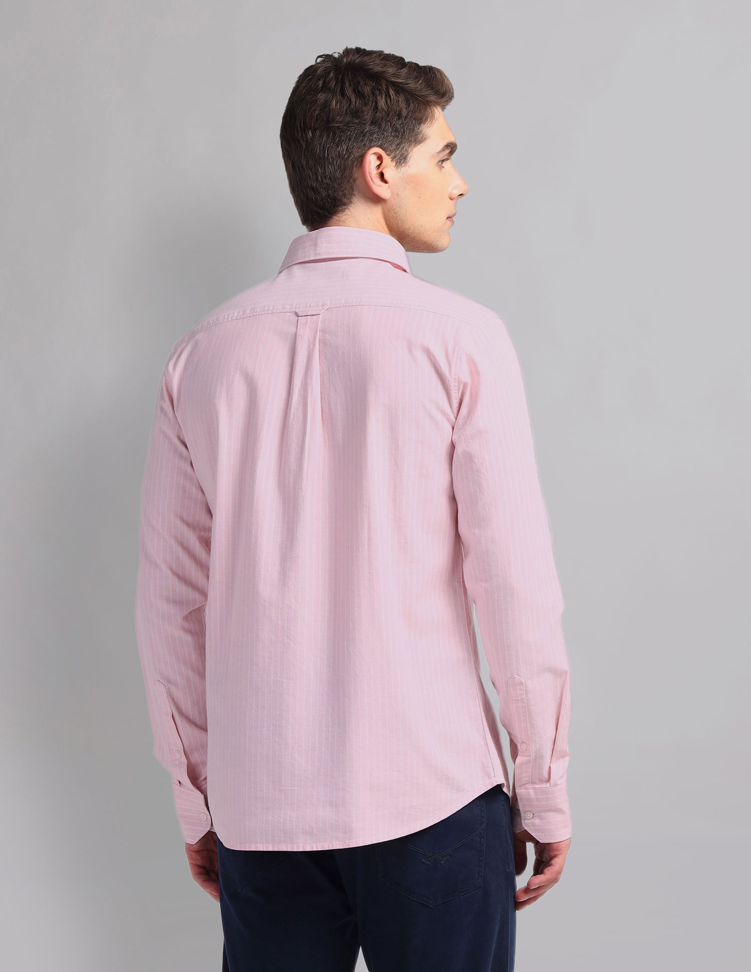 Urban Adventure Vertical Striped Cotton Shirt