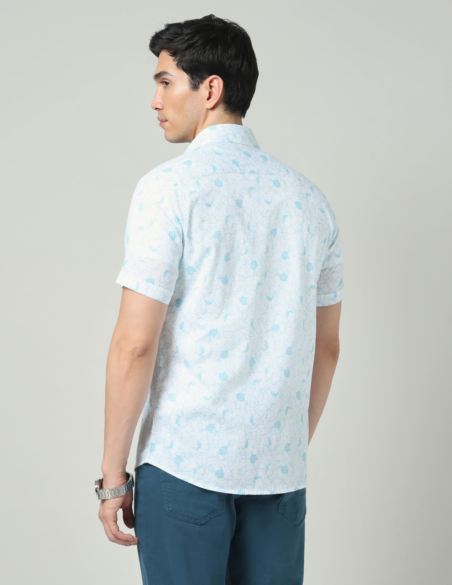 Floral Printed Short-Sleeve Resort Shirt