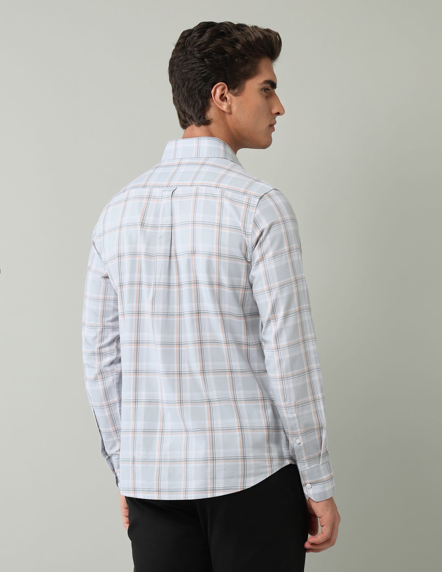 Plaid Checked Modern Slim Fit Shirt