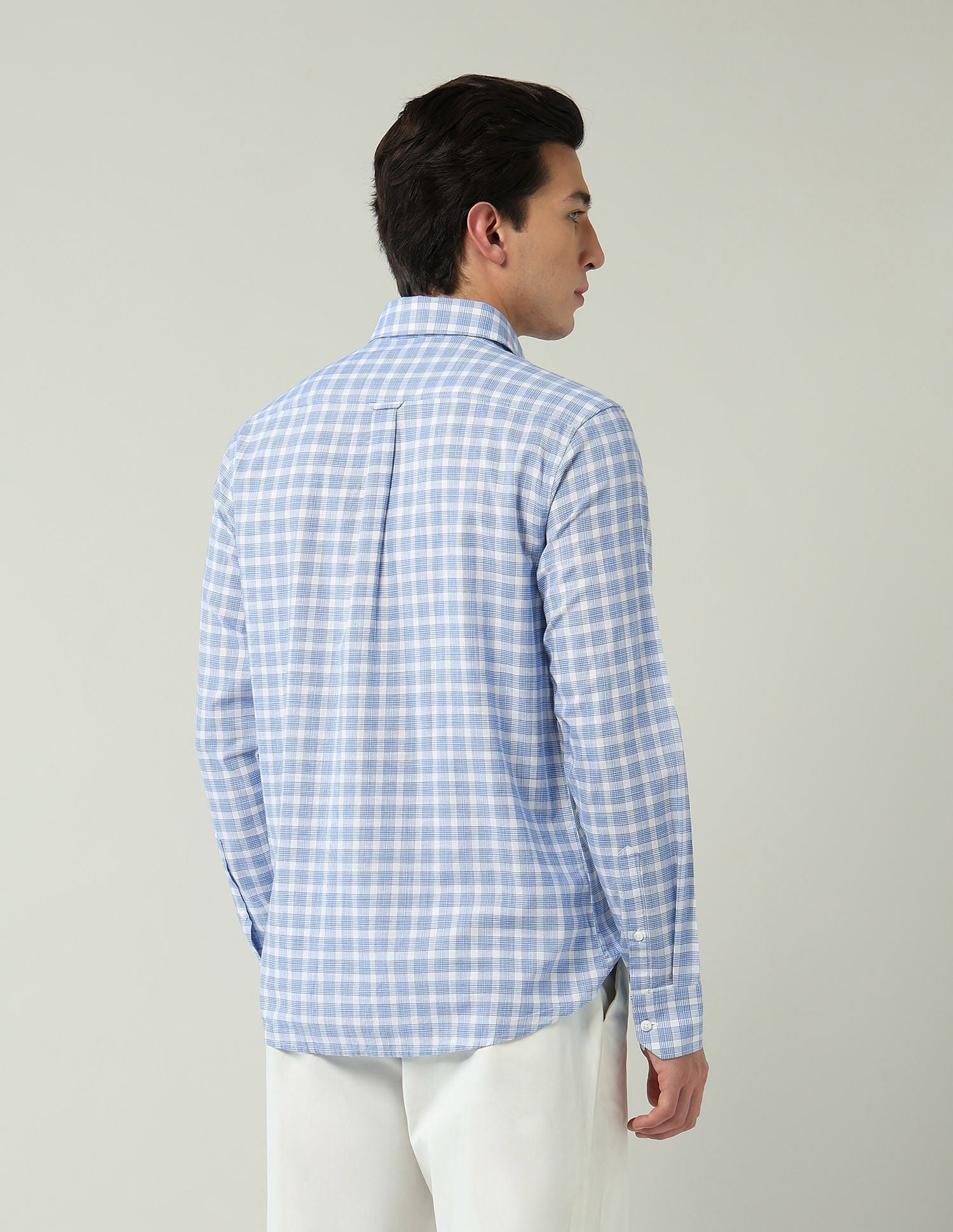 City Chronicles Modern Slim Fit Tartan Checked Shirt