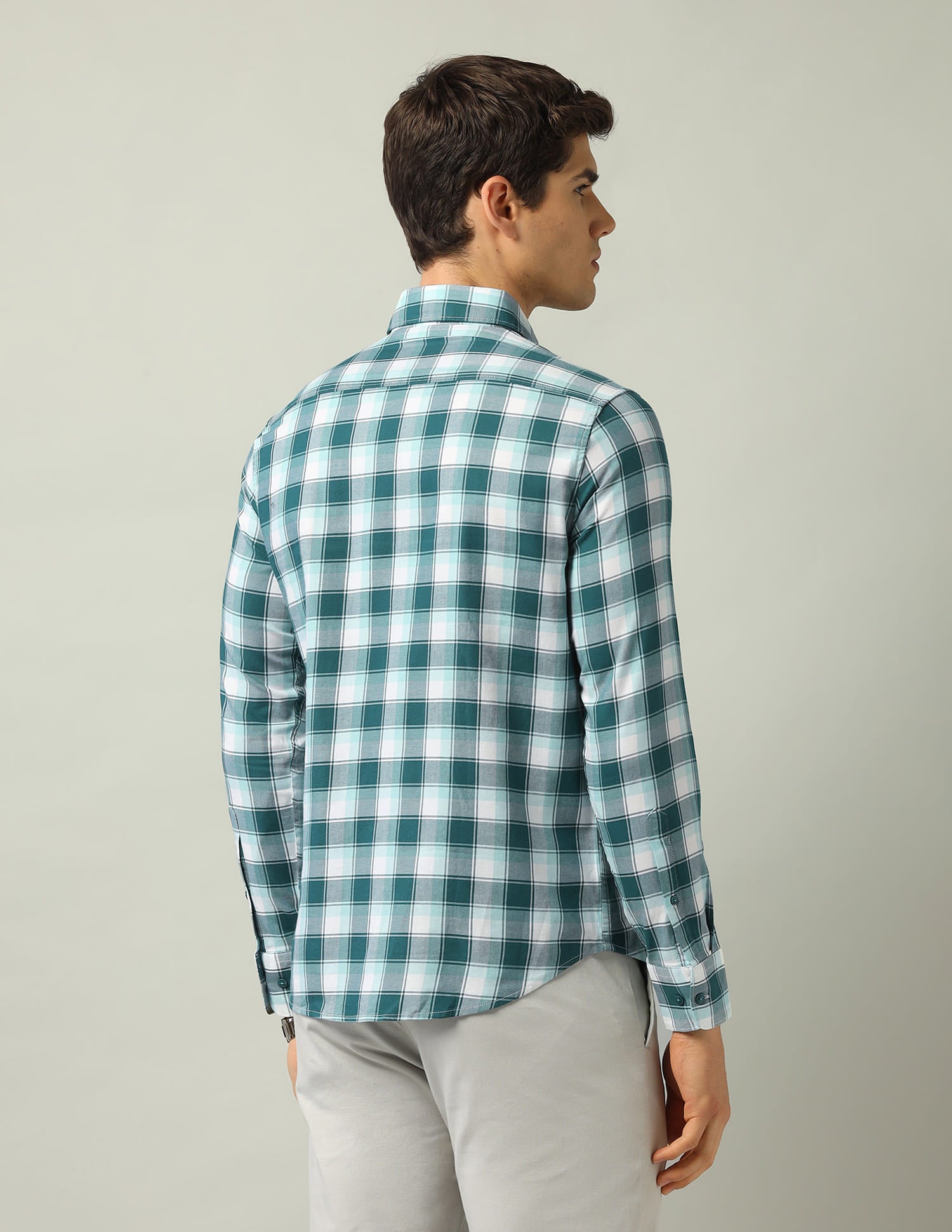 Tartan Checked Modern Slim Fit Shirt