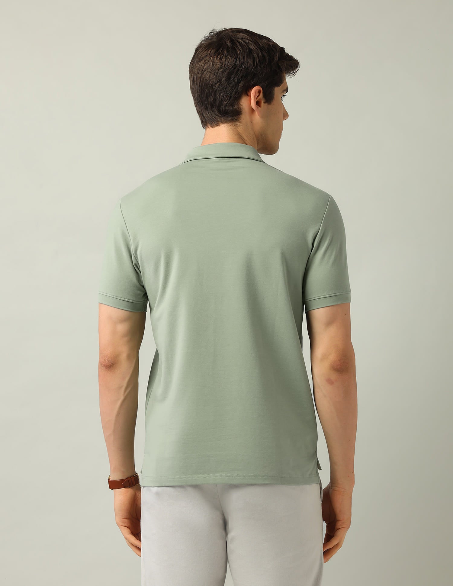 Solid Modern Slim Fit Polo Shirt