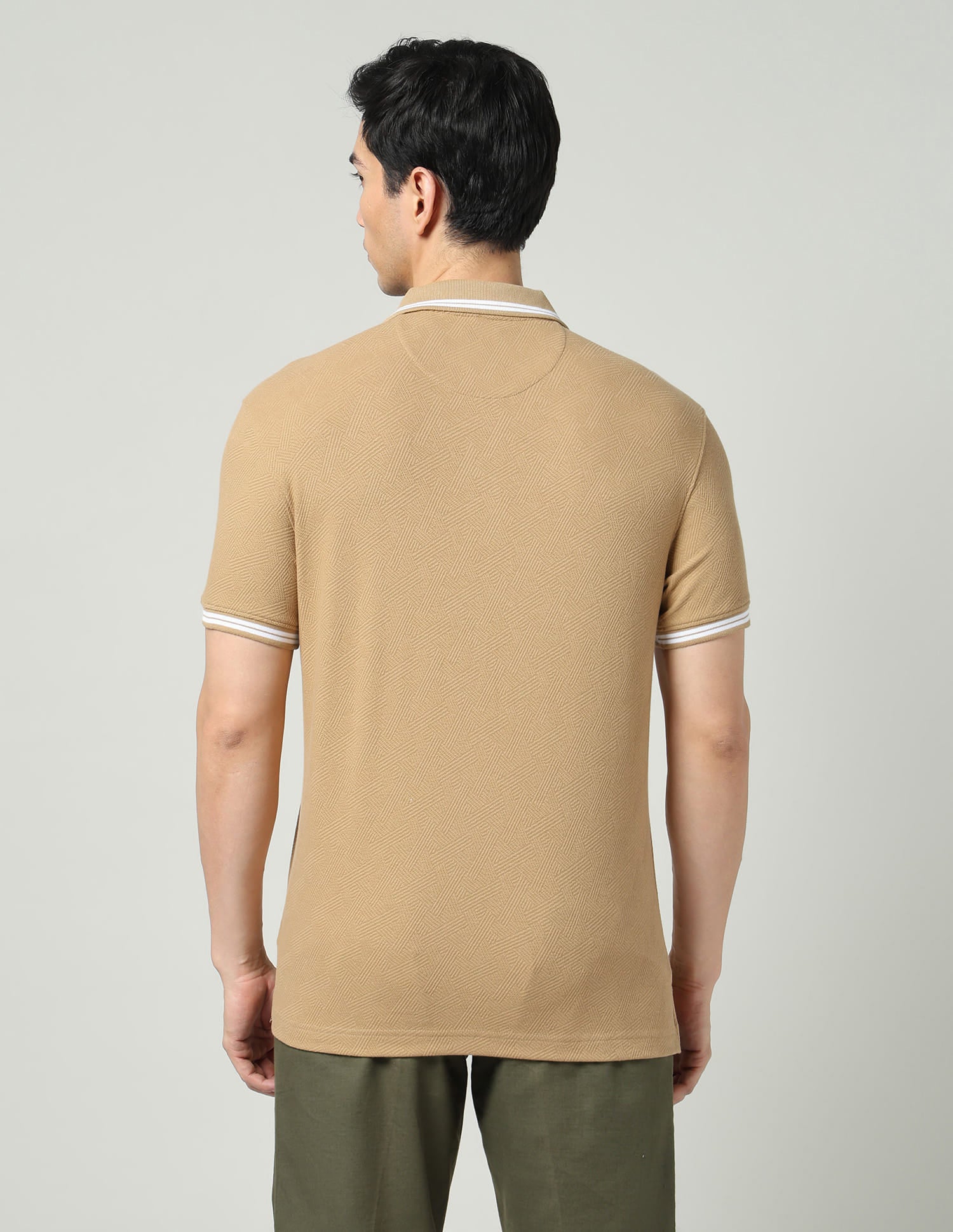 City Drift Textured Slim Fit Polo Shirt