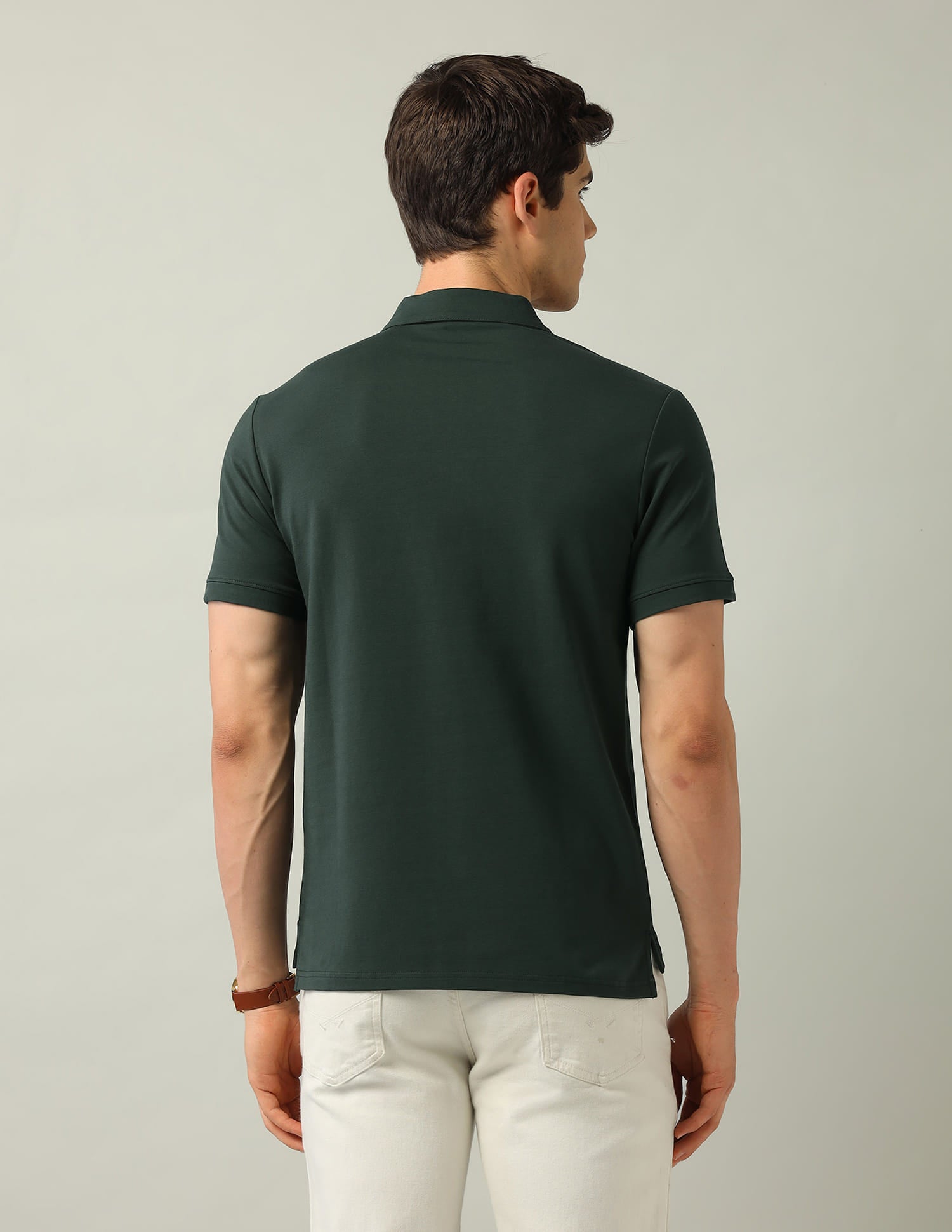 Solid Modern Slim Fit Polo Shirt