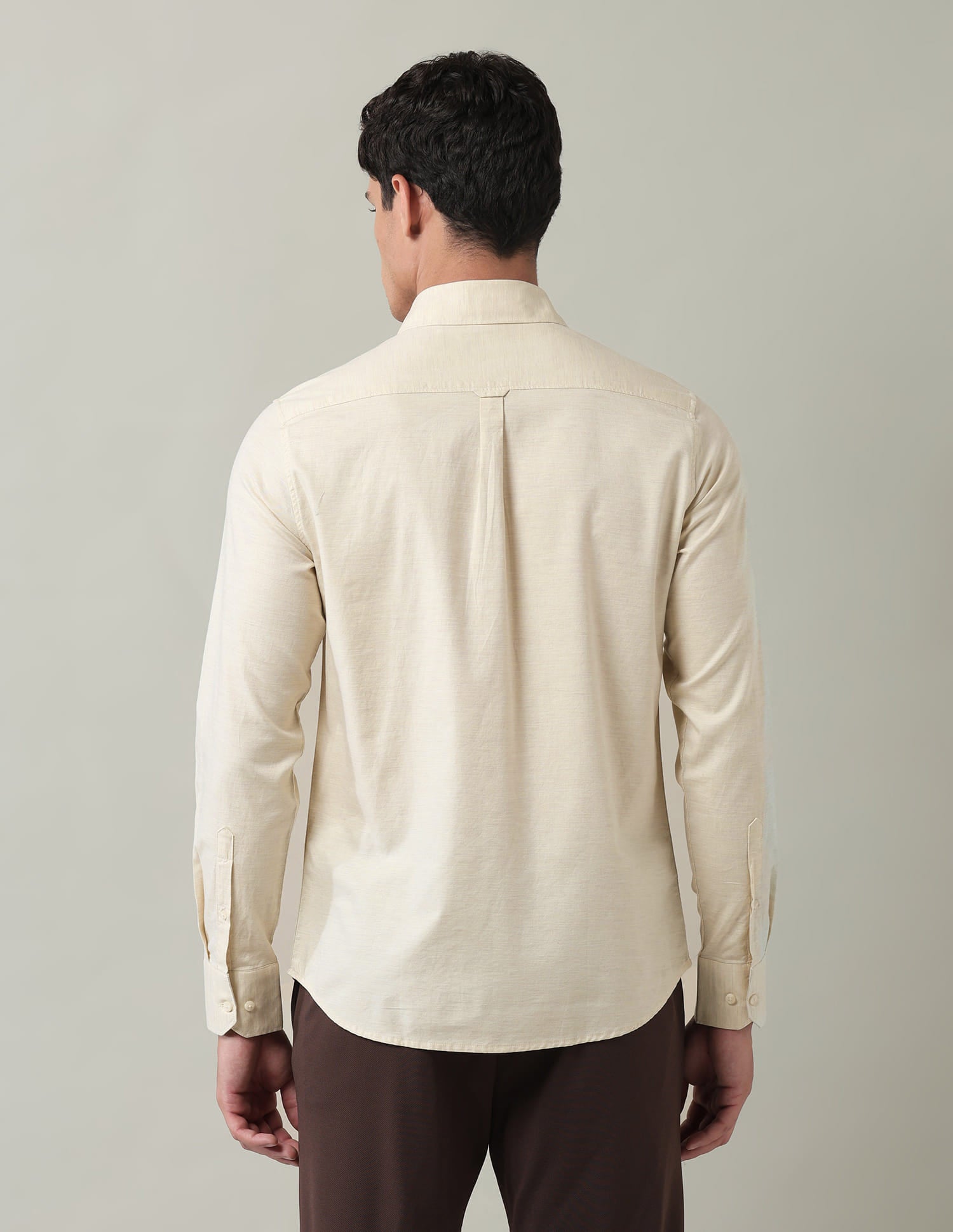 Solid Slim Fit Twill Shirt