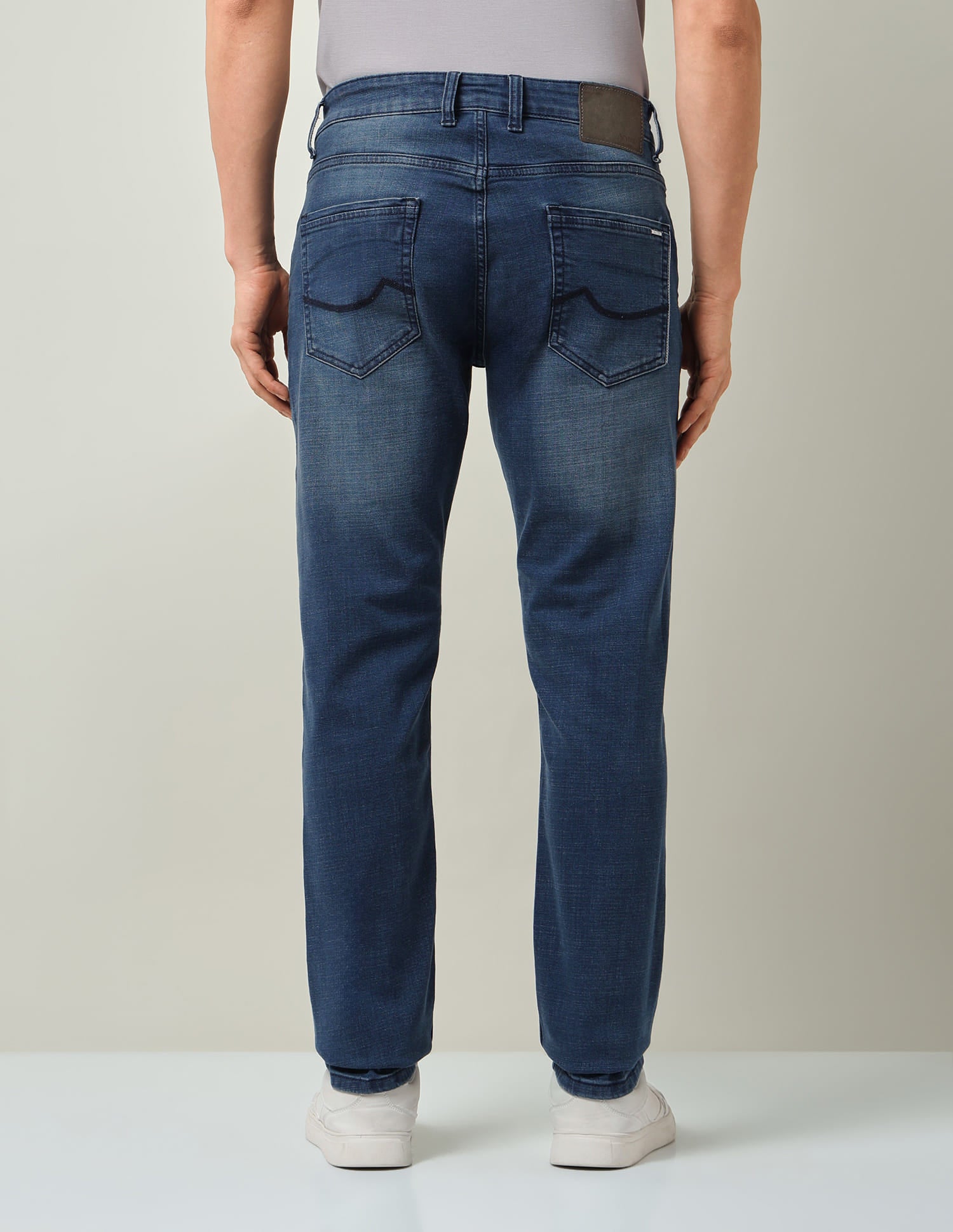 Urban Rewind Whiskered Slim Fit Jeans