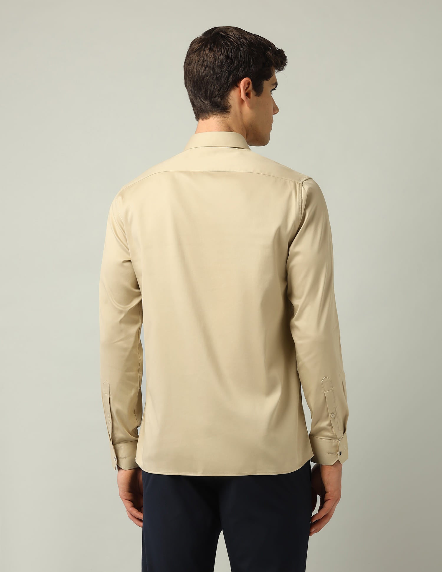 Slim Fit Satin Shirt