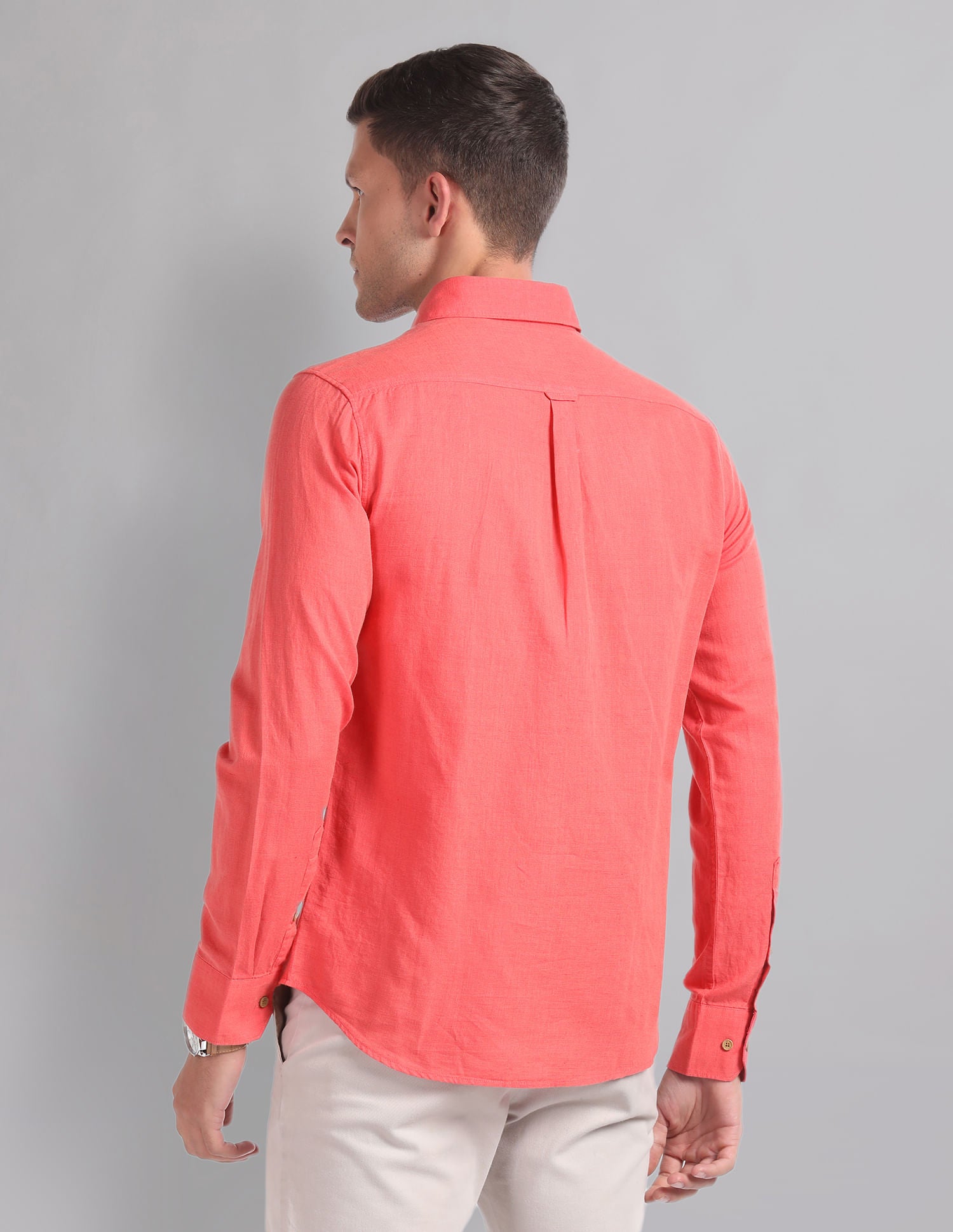 Timeless Essential Cotton Linen Slim Summer Shirt