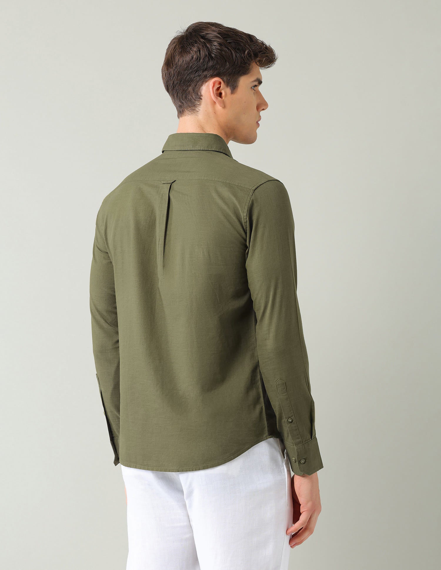 Solid Slim Fit Shirt