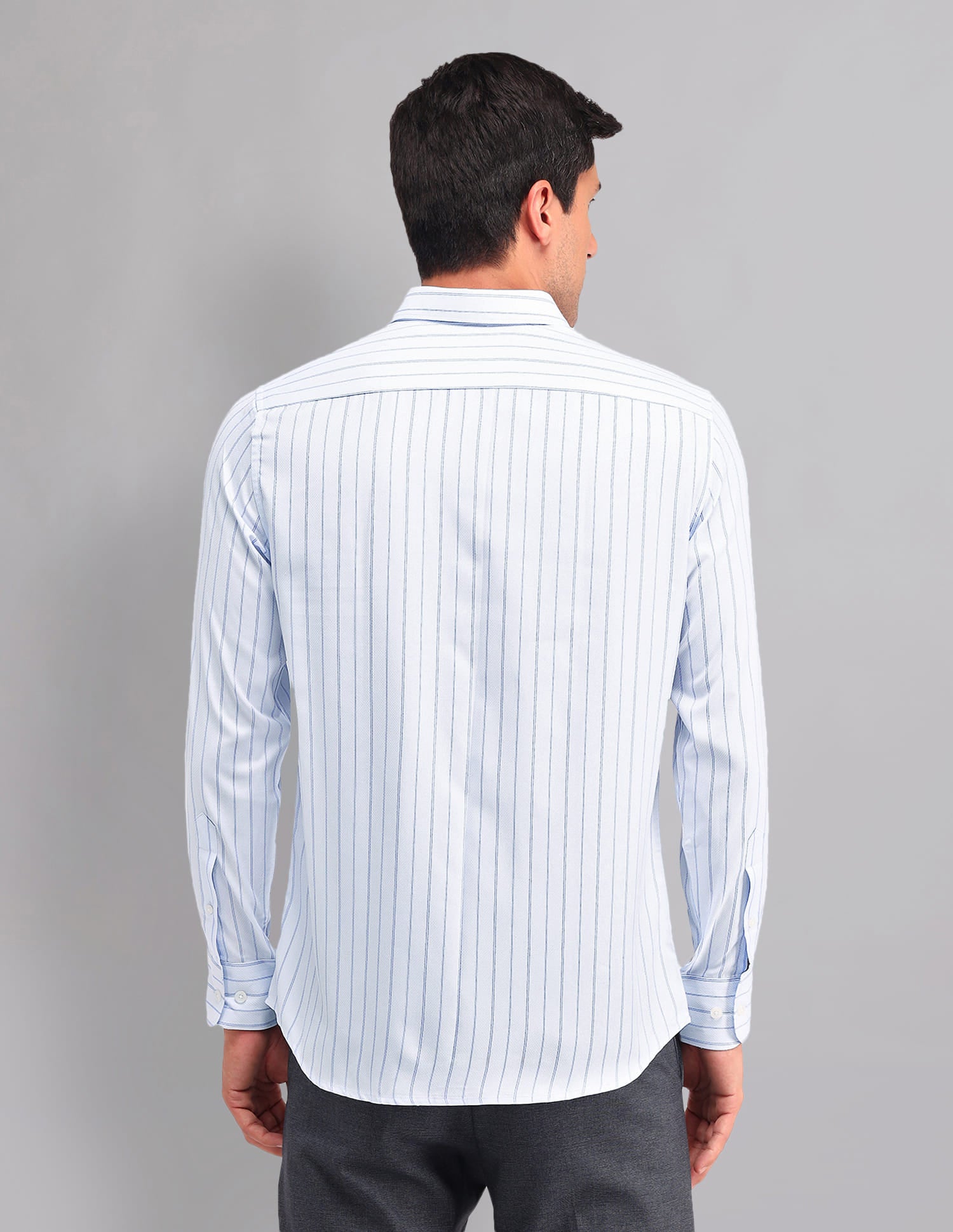 Regular Fit Vertical Striped Shirt