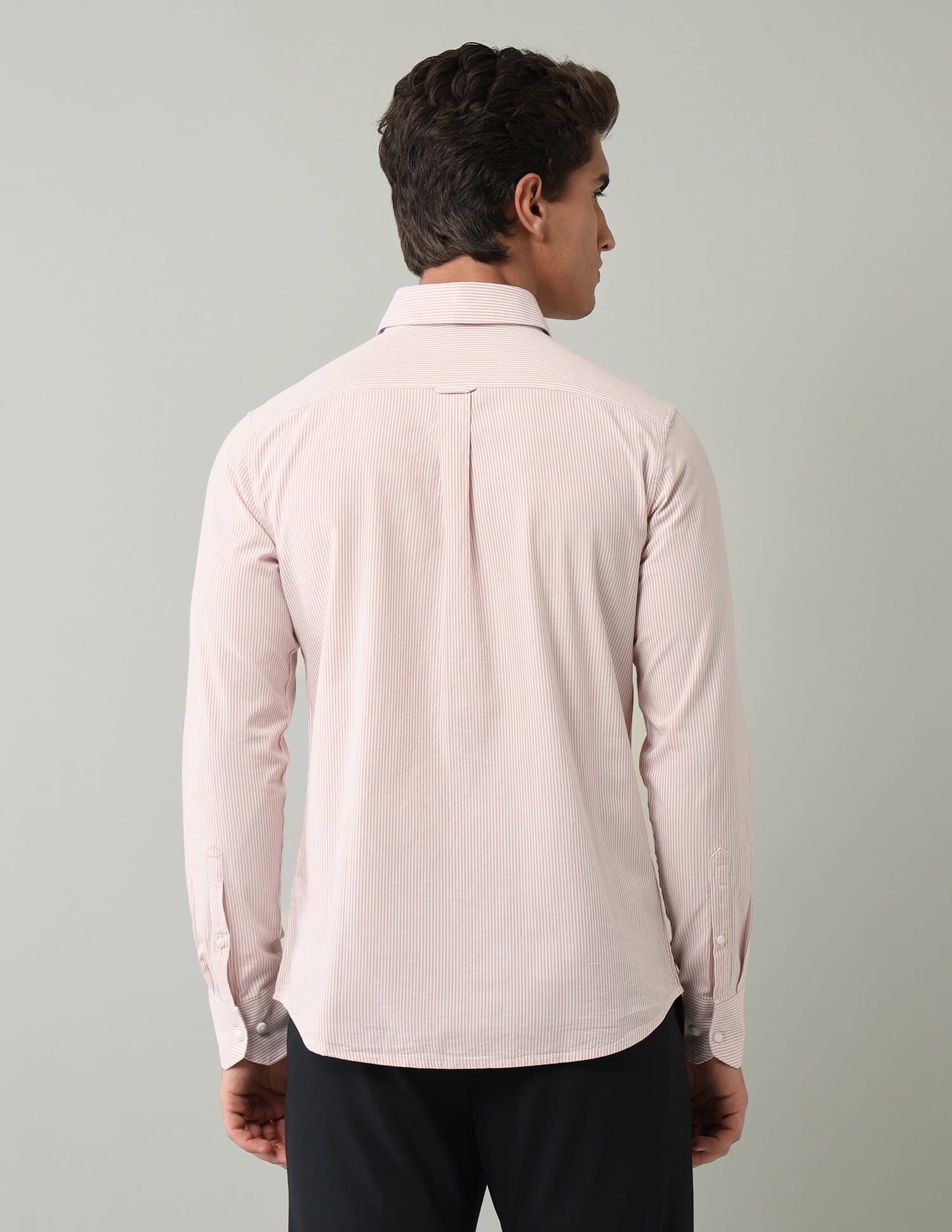 Vertical Striped Modern Slim Fit Shirt