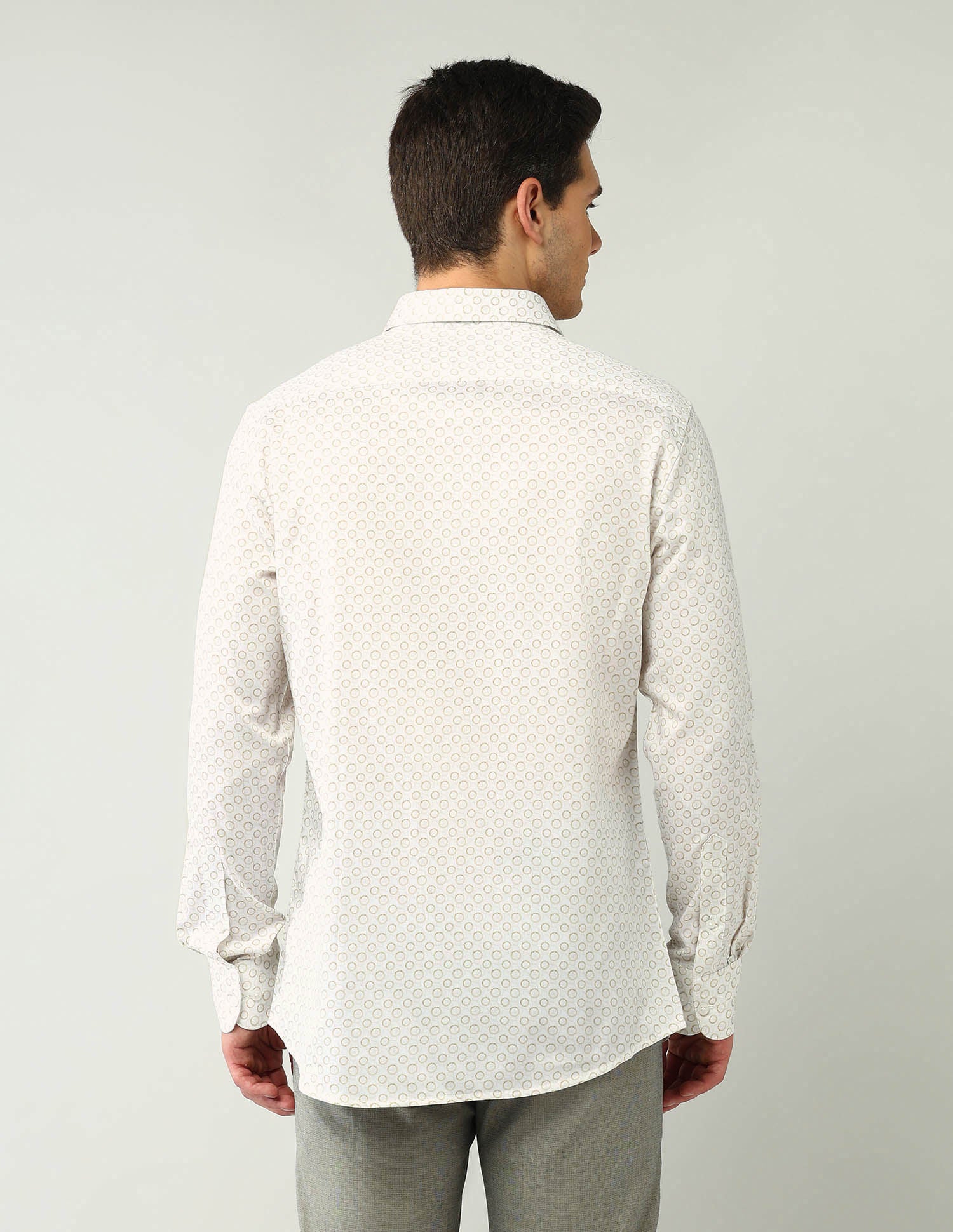 Wardrobe-Coded Regular Fit Vertical Striped Shirt