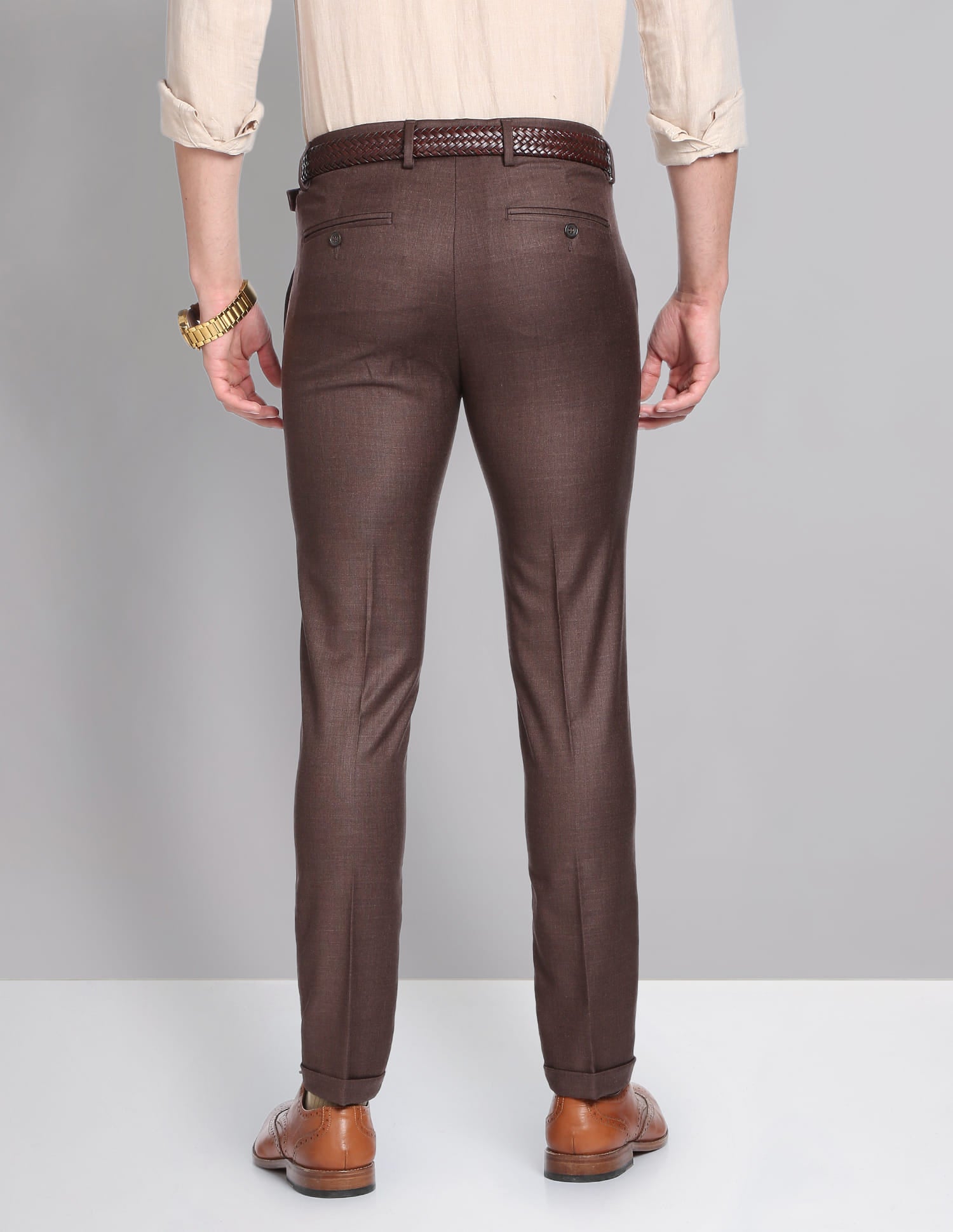 Heathered Sartorial Formal Trousers