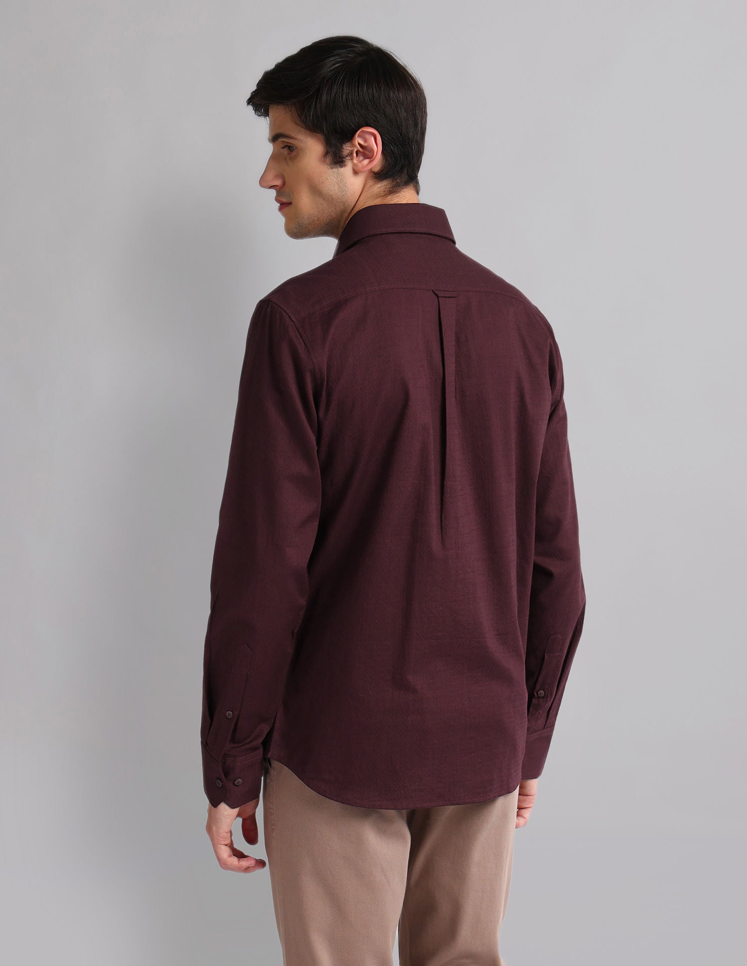 Geometric Patterned Slim Fit Shirt