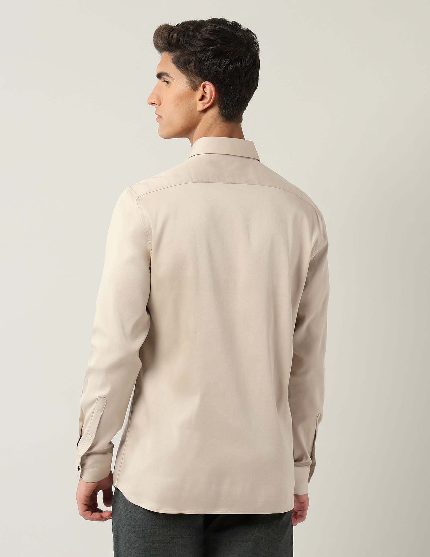 Modern Slim Fit Solid Shirt