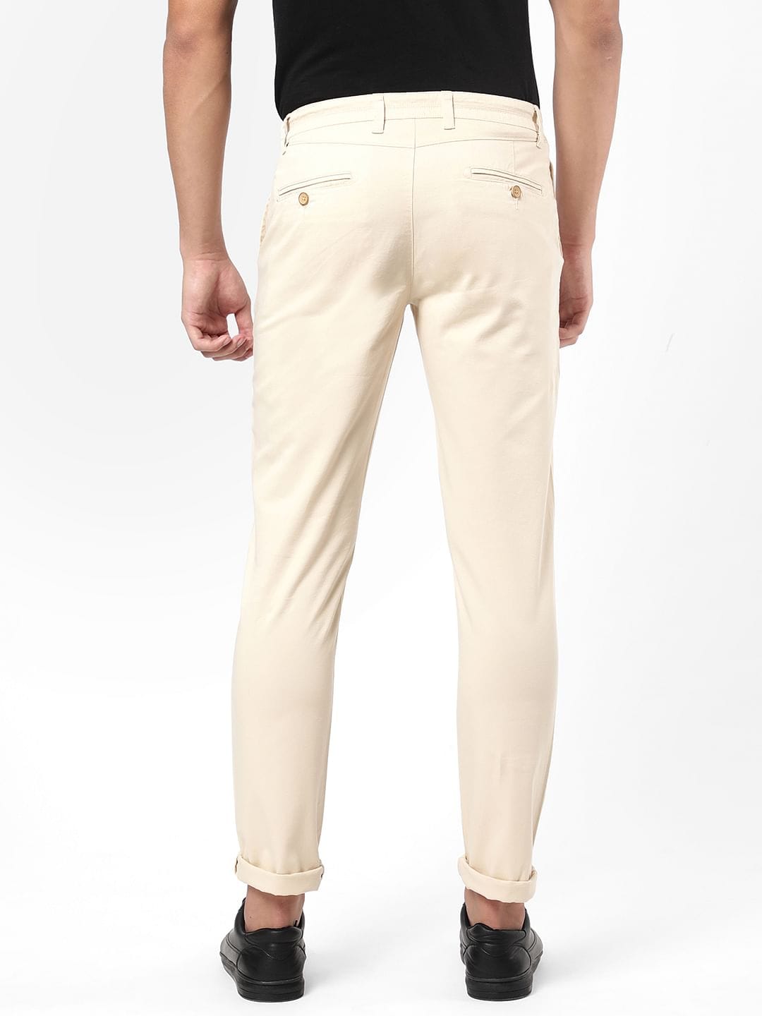 Regular Fit Mid Rise Casual Chinos