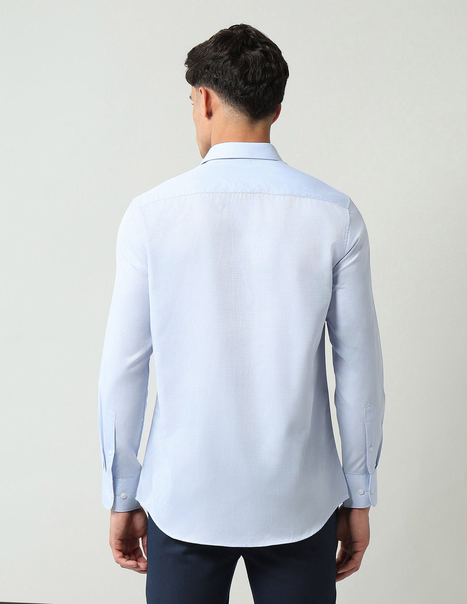 Stylish Textured Regular Fit Shirt