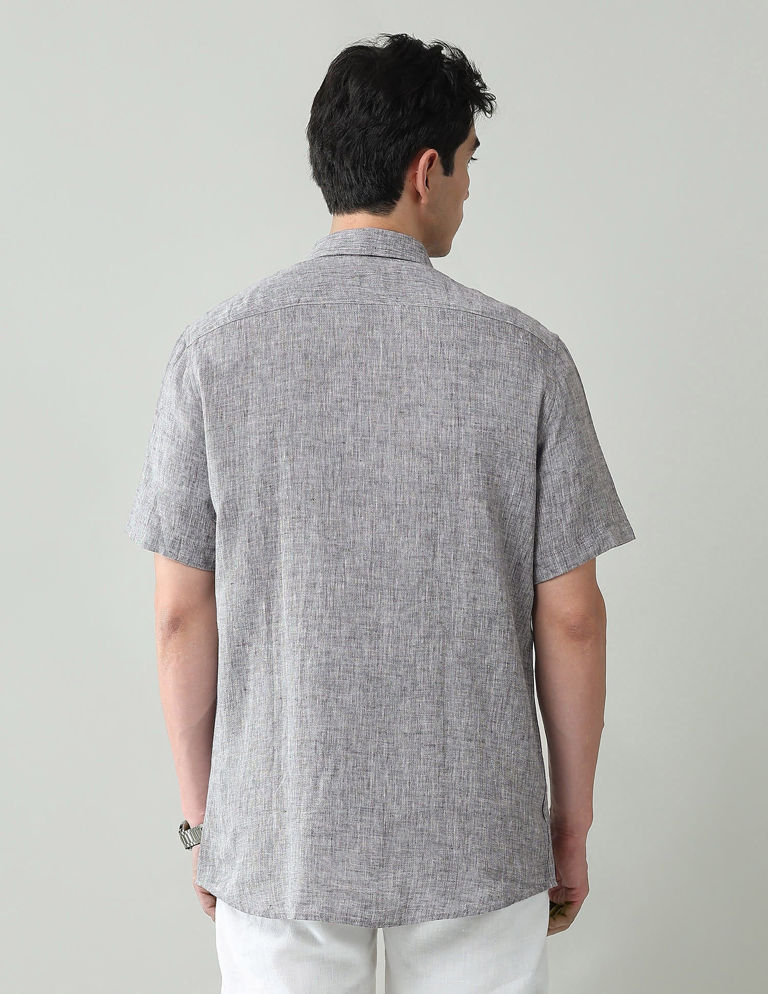 Short Sleeve Irish Linen Shirt