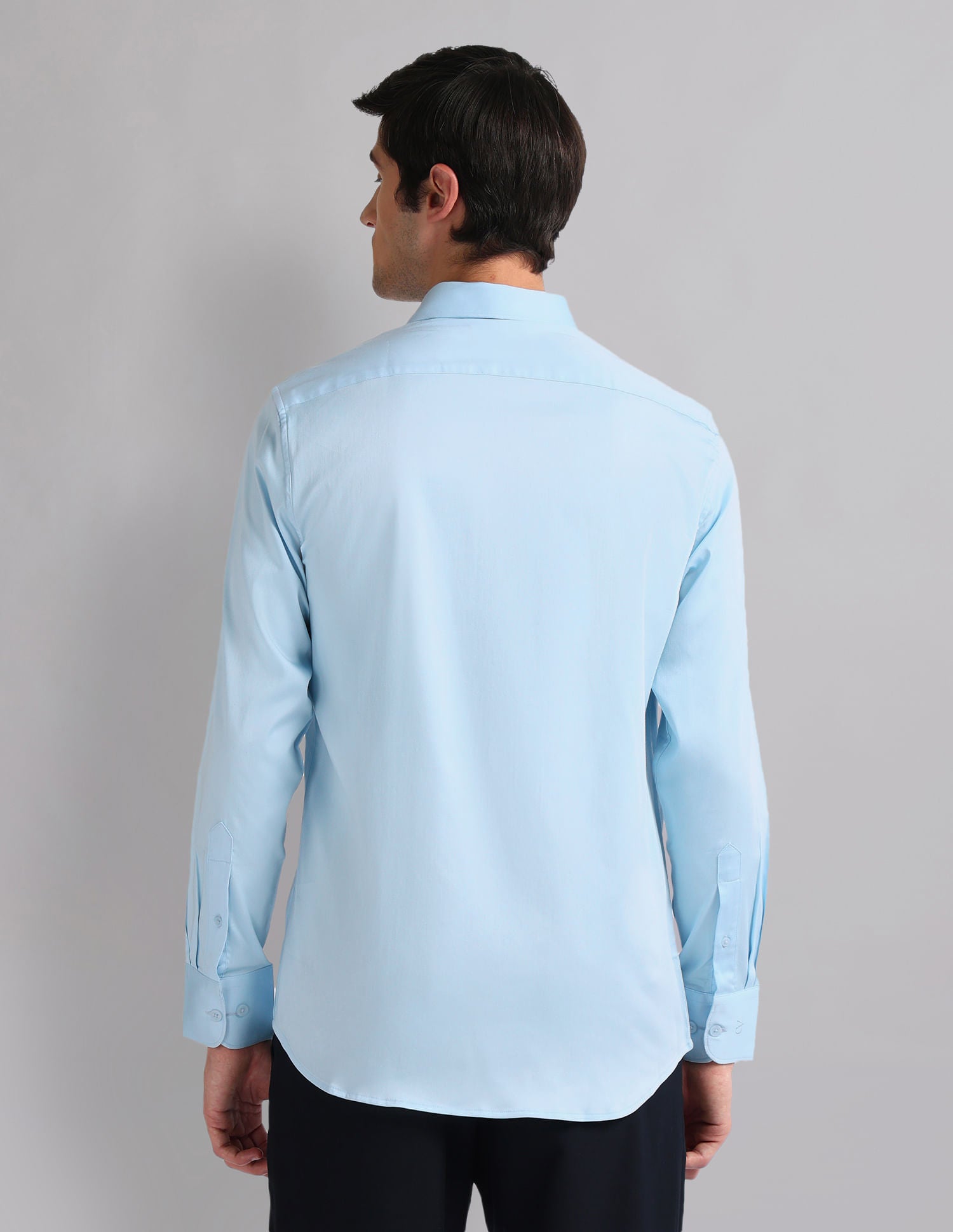 Smart & Regular Fit Sateen Shirt