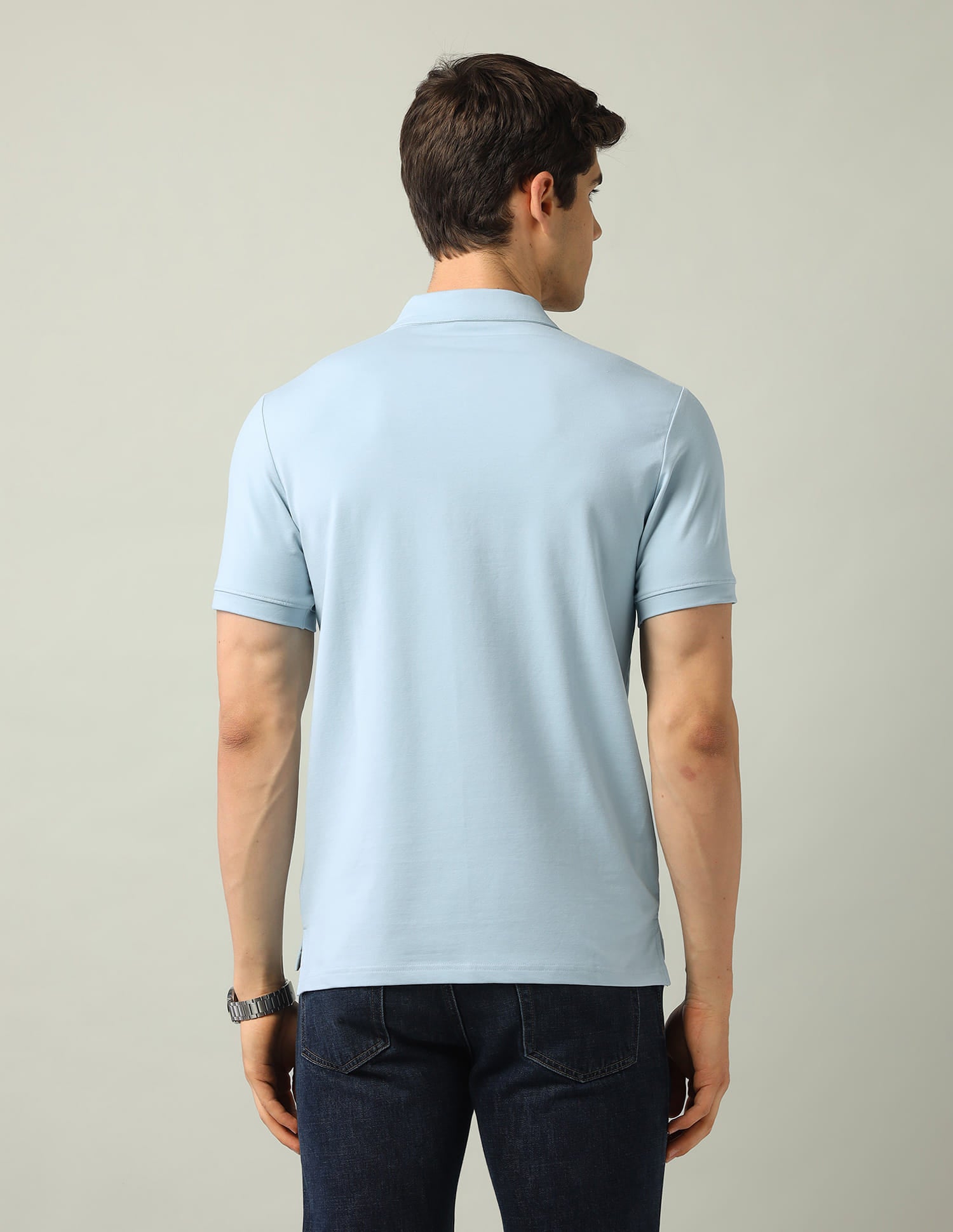 Solid Modern Slim Fit Polo Shirt