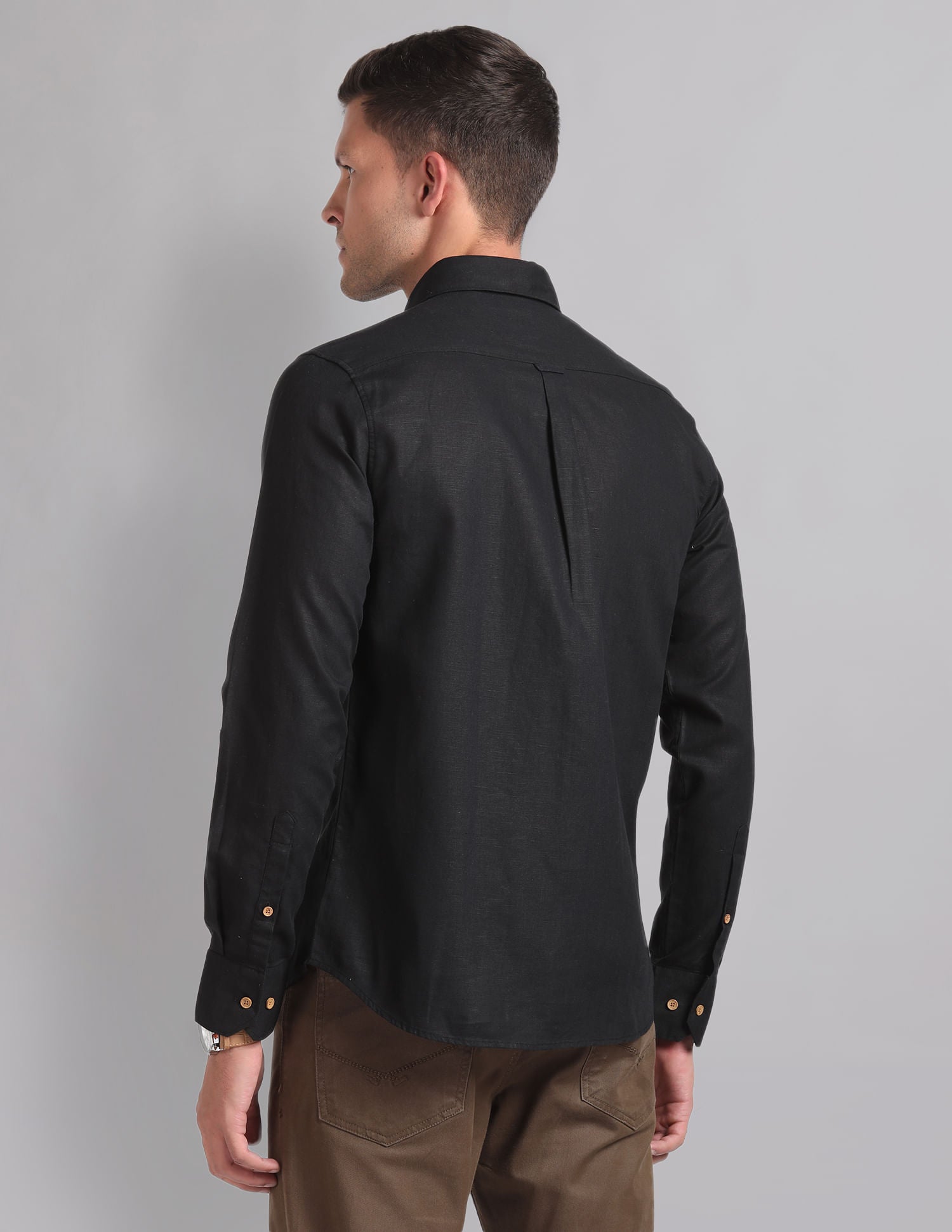 Timeless Essential Cotton Linen Slim Summer Shirt