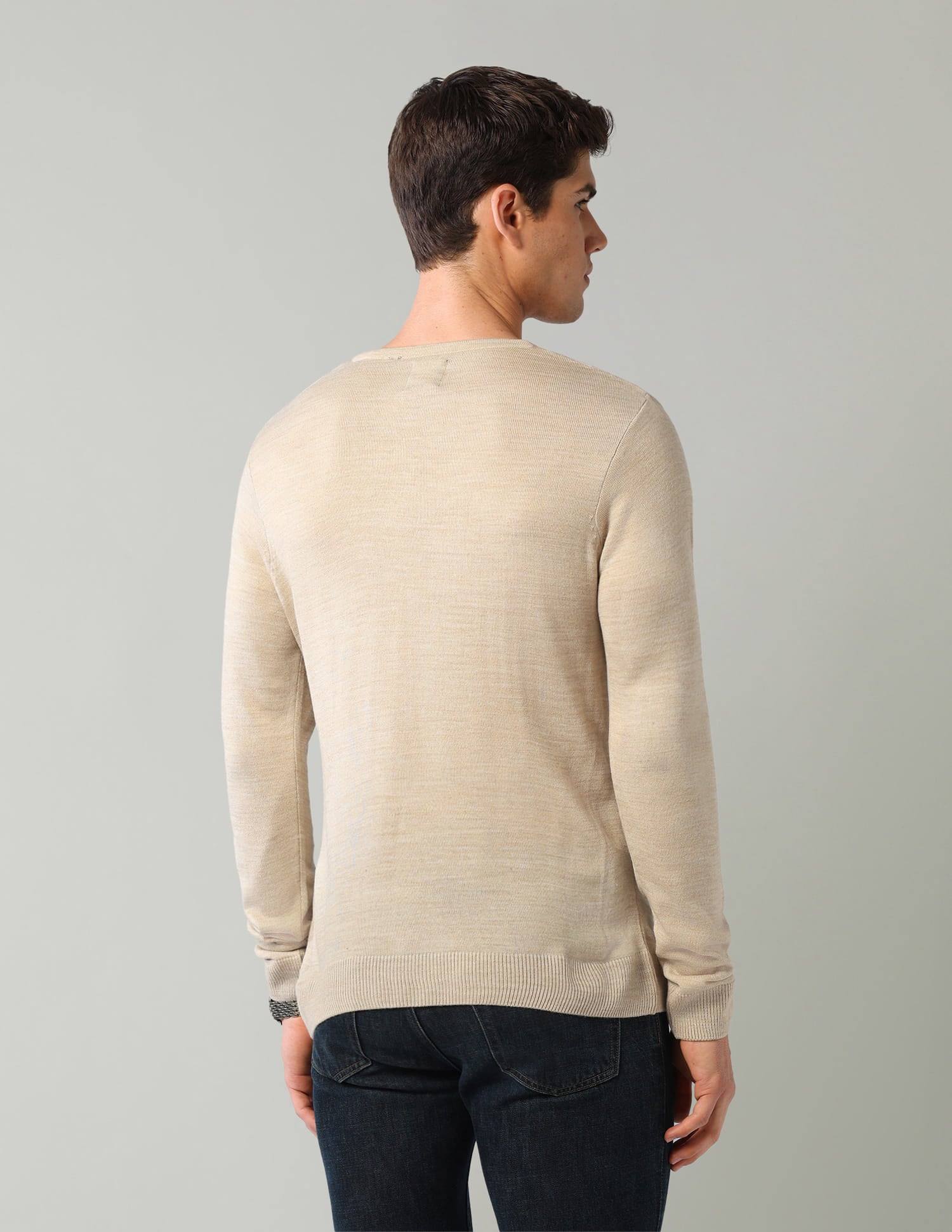 Solid Mens Sweater
