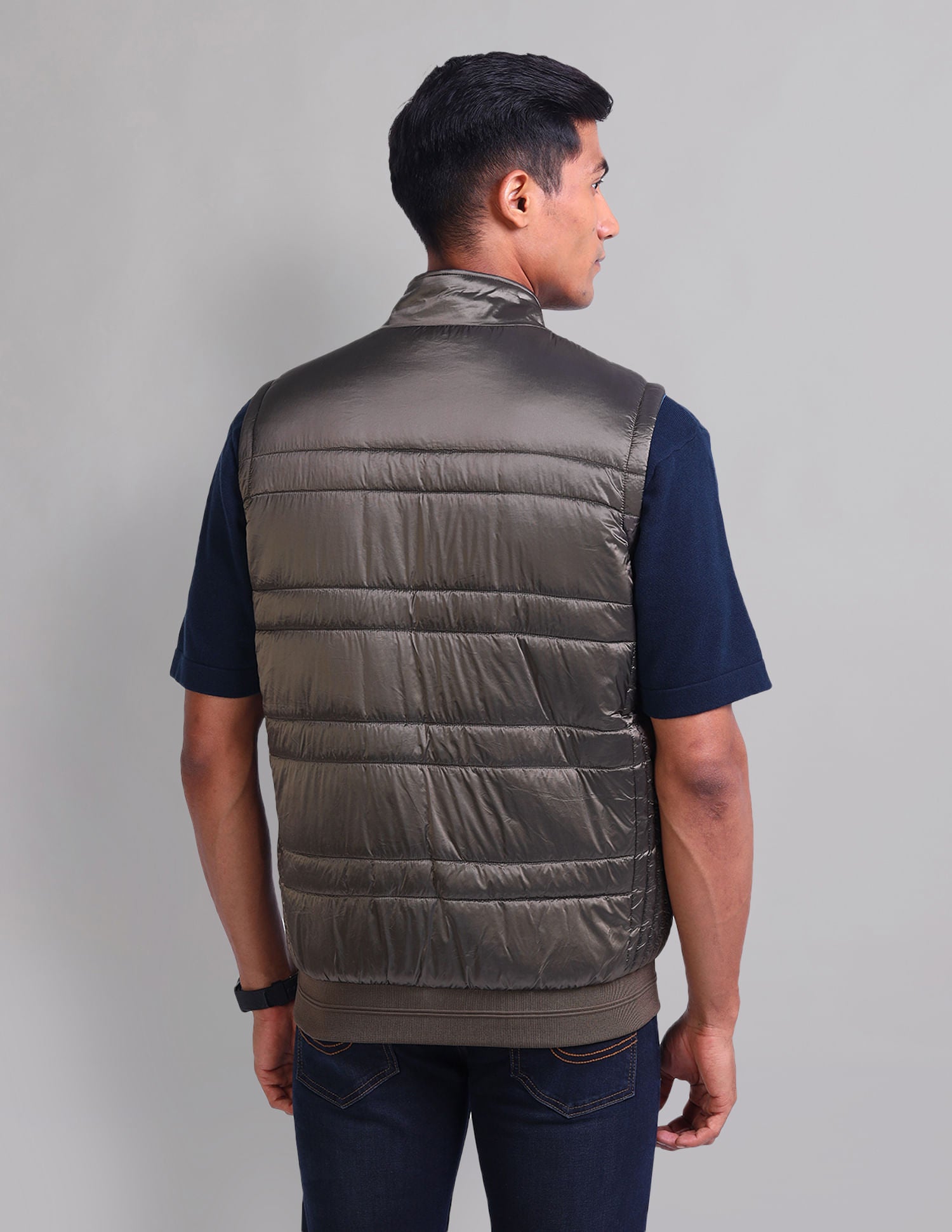 Sleeveless Quilt Reversible Jacket