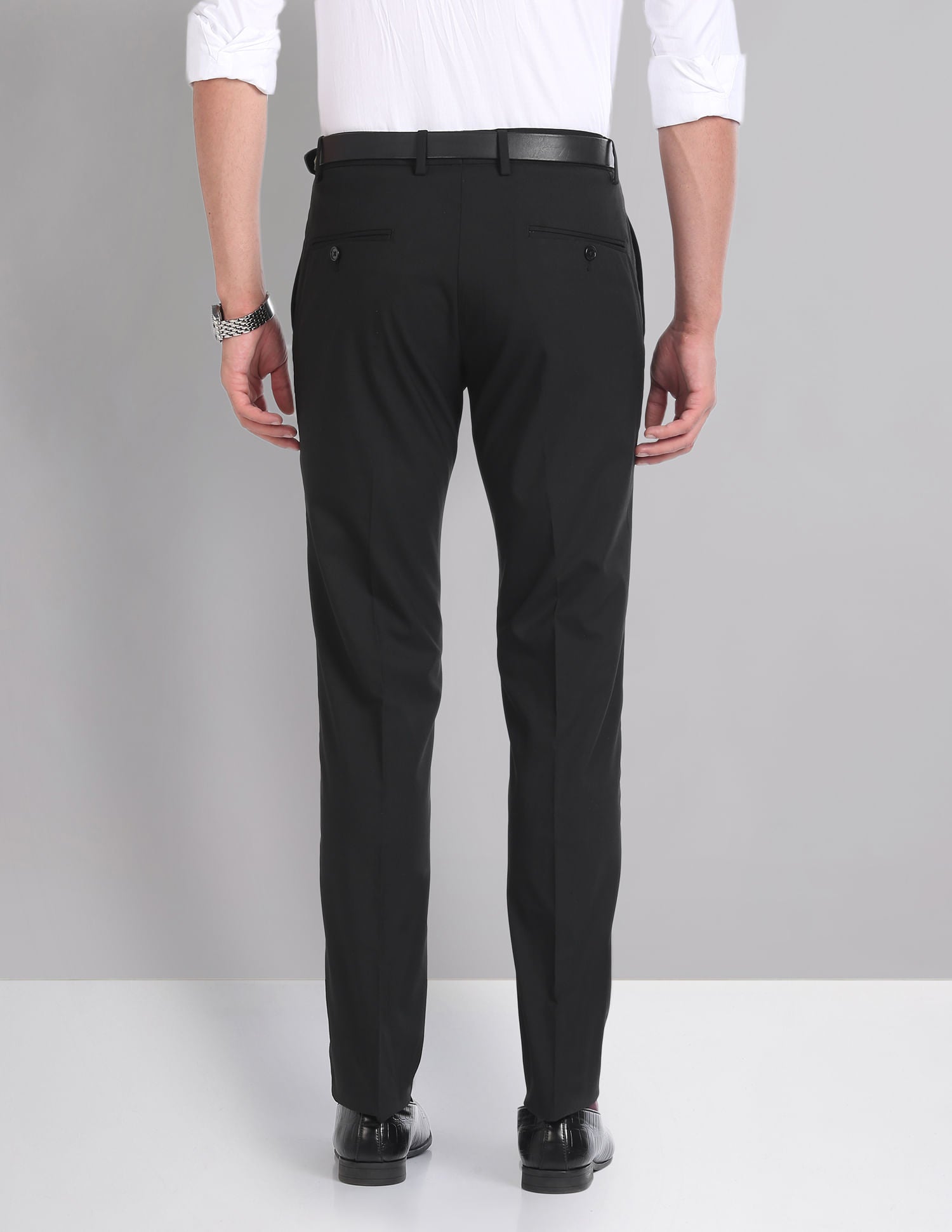 Everyday Ready Mid Rise Flat Front Trousers