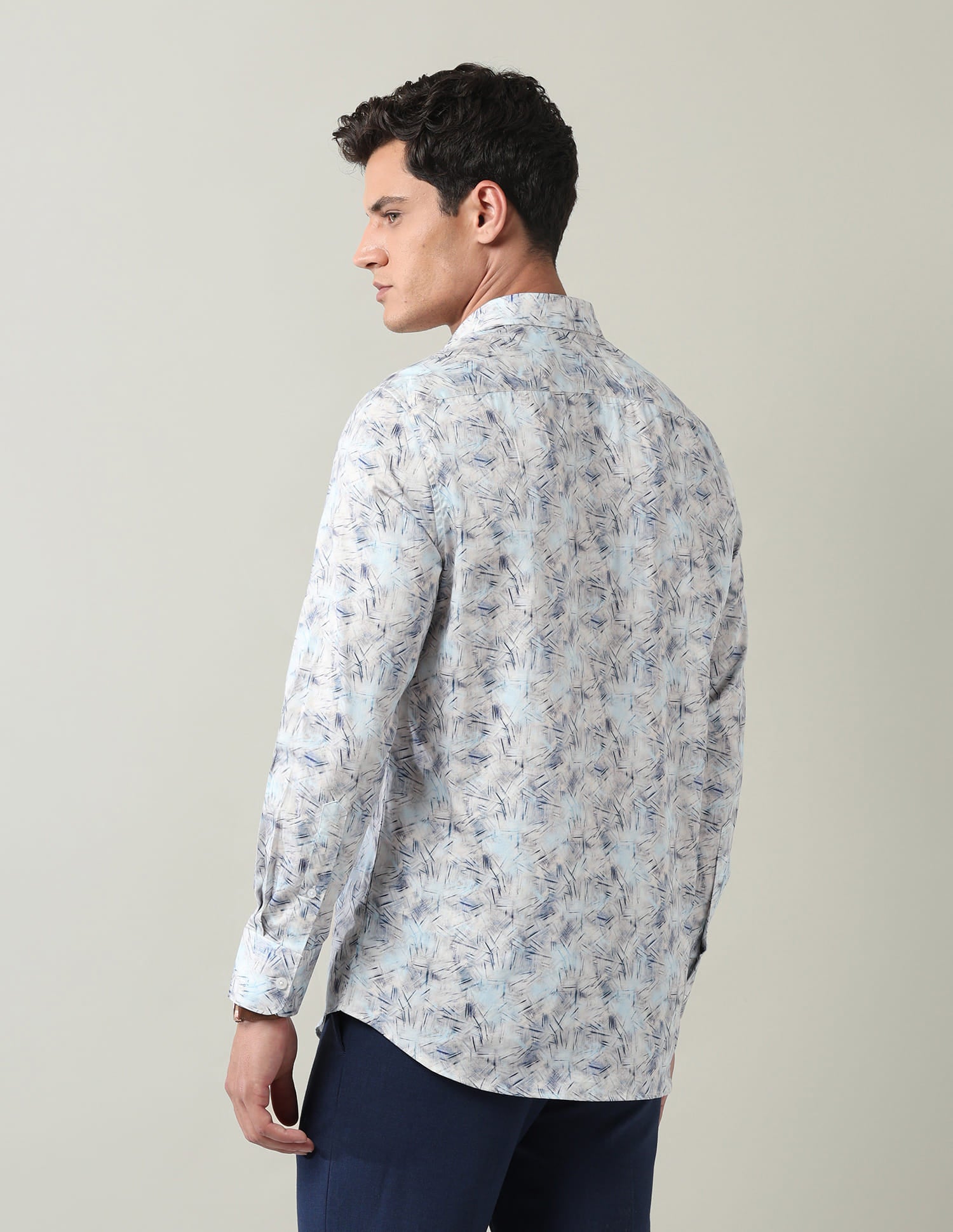 Abstract Printed Regular Fit Shirt