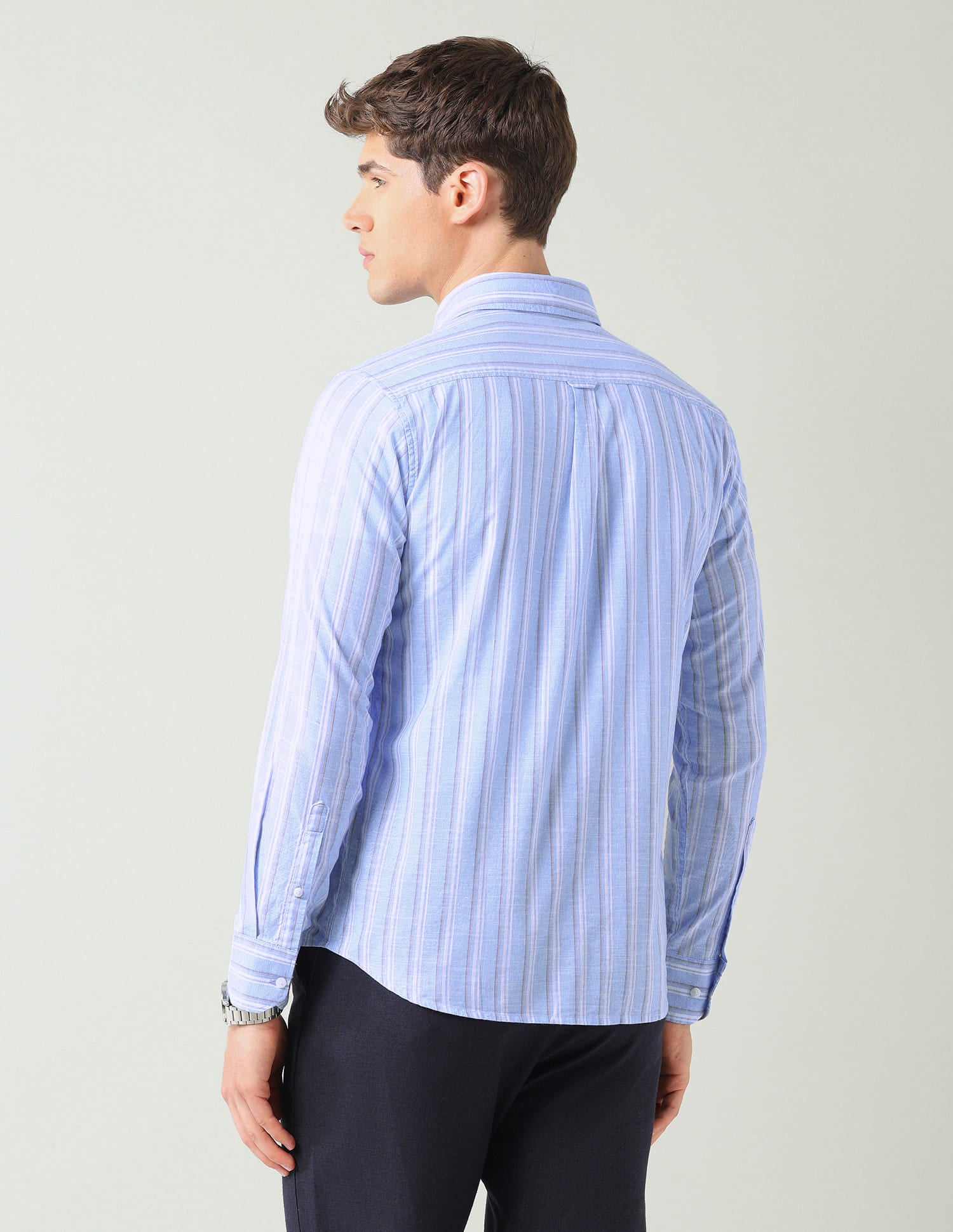 Vertical Striped Regular Fit Shirt