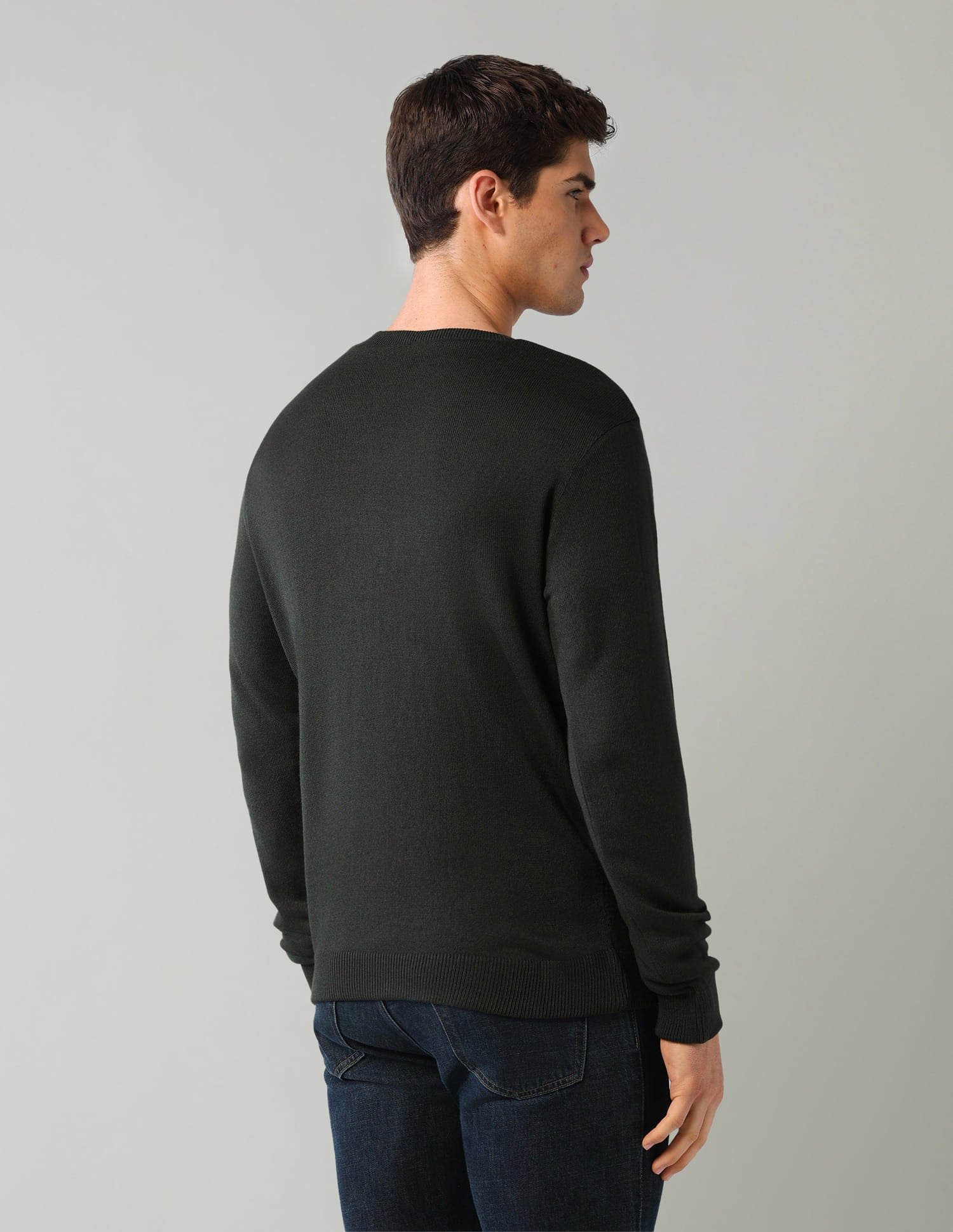 Solid Mens Sweater