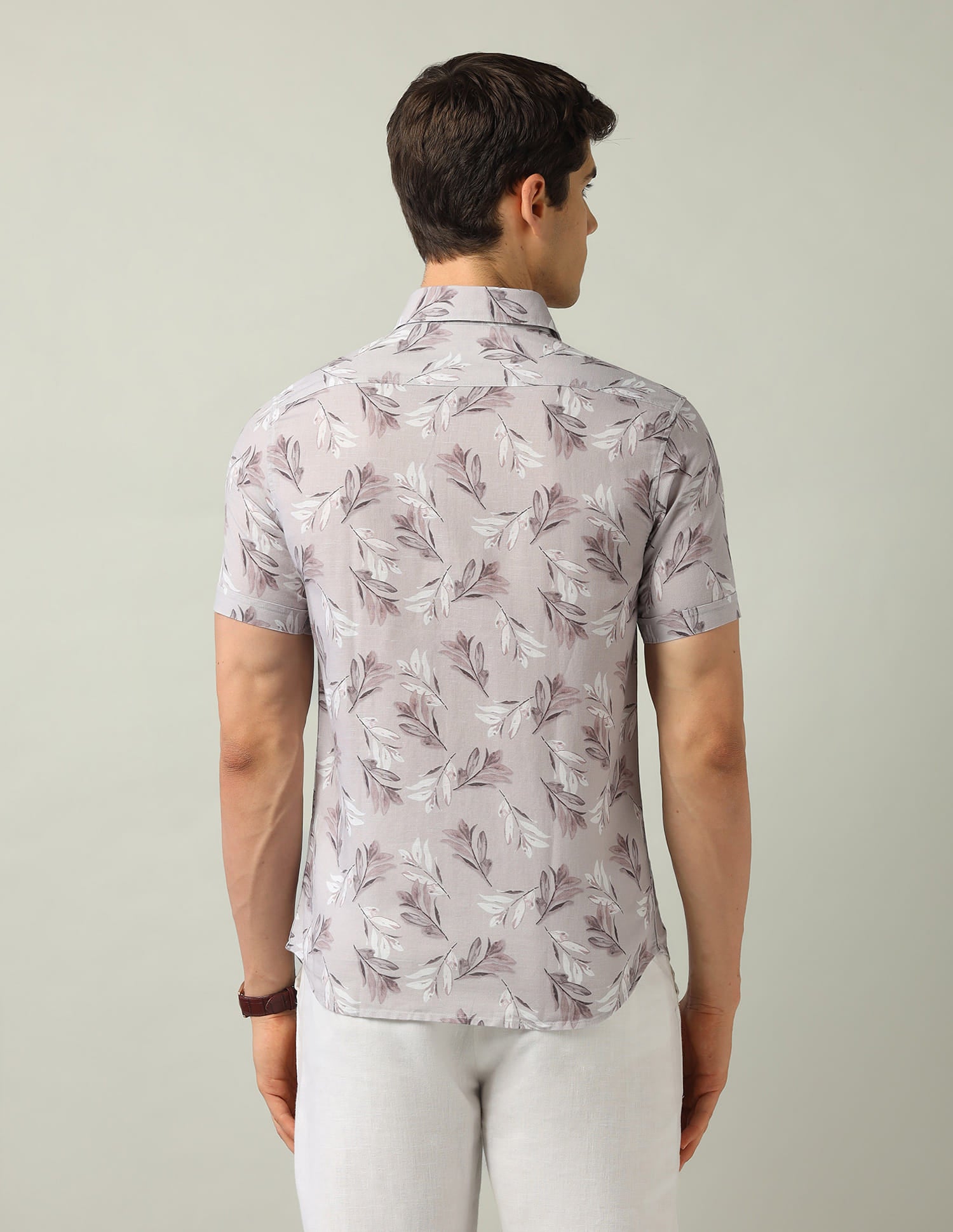 Floral Printed Modern Slim Fit Shirt