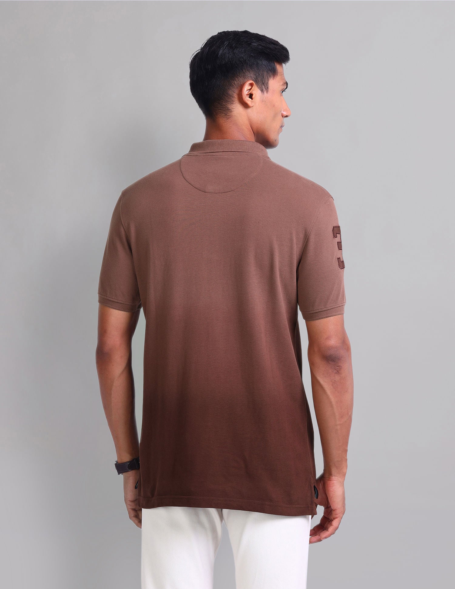 Playful Slim Fit Color Block Polo Shirt