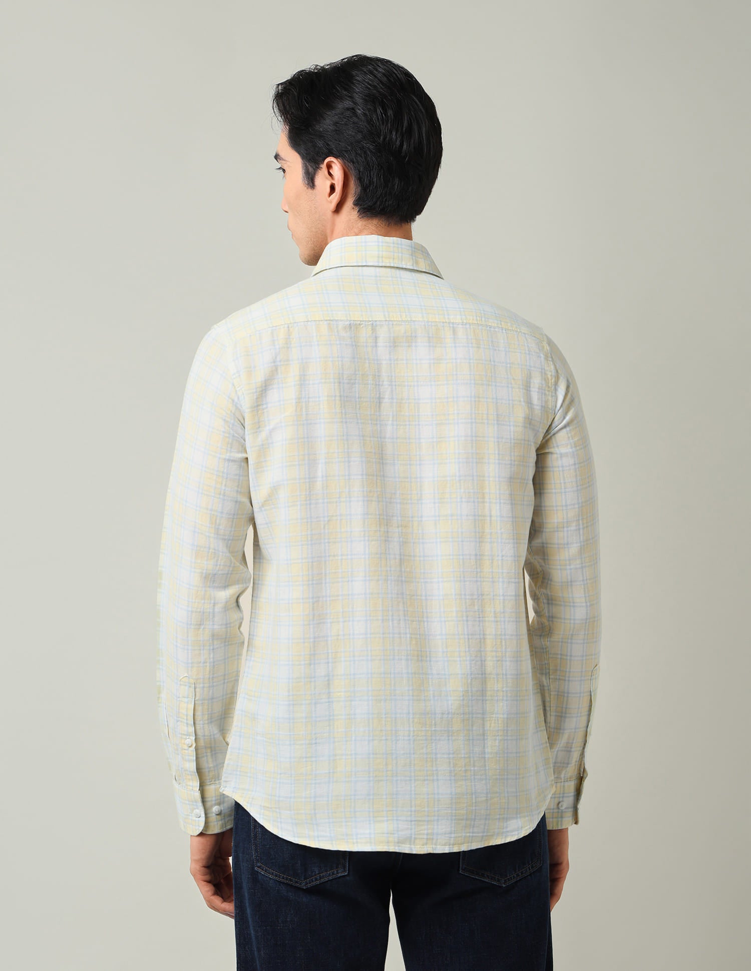Essential Plaid Checked Slim Fit Oxford Shirt