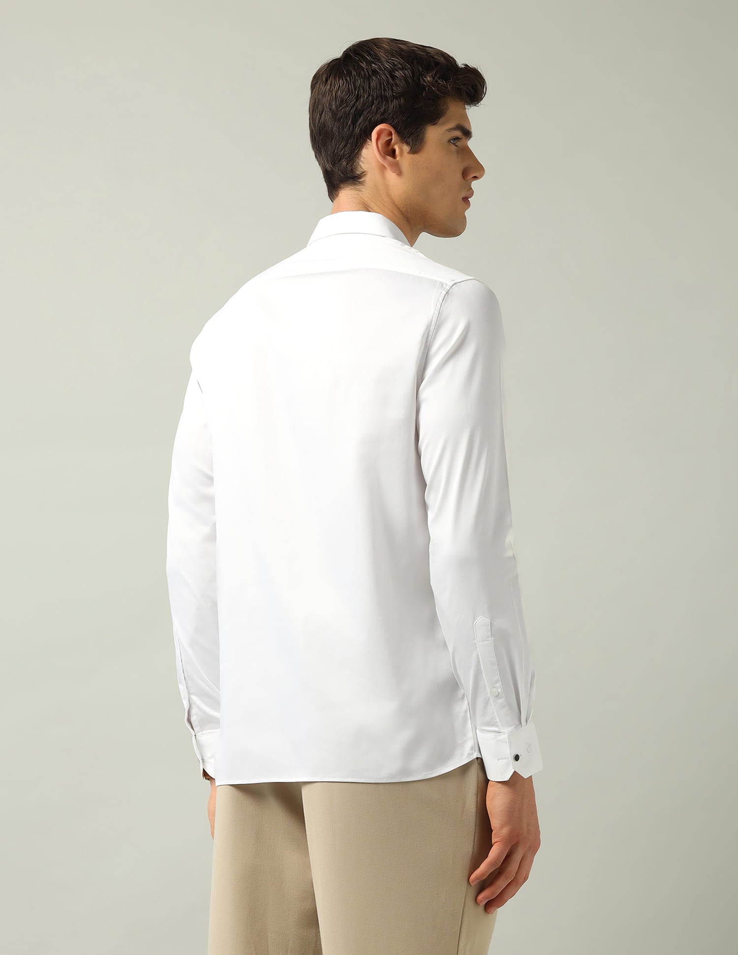 Slim Fit Satin Shirt