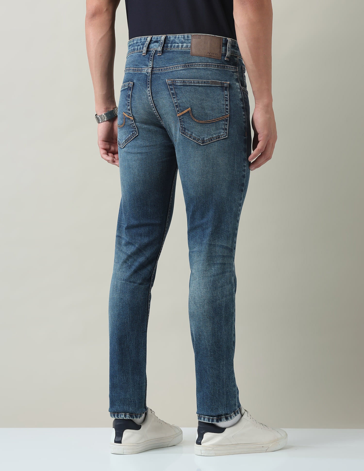Solid Skinny Fit Jeans
