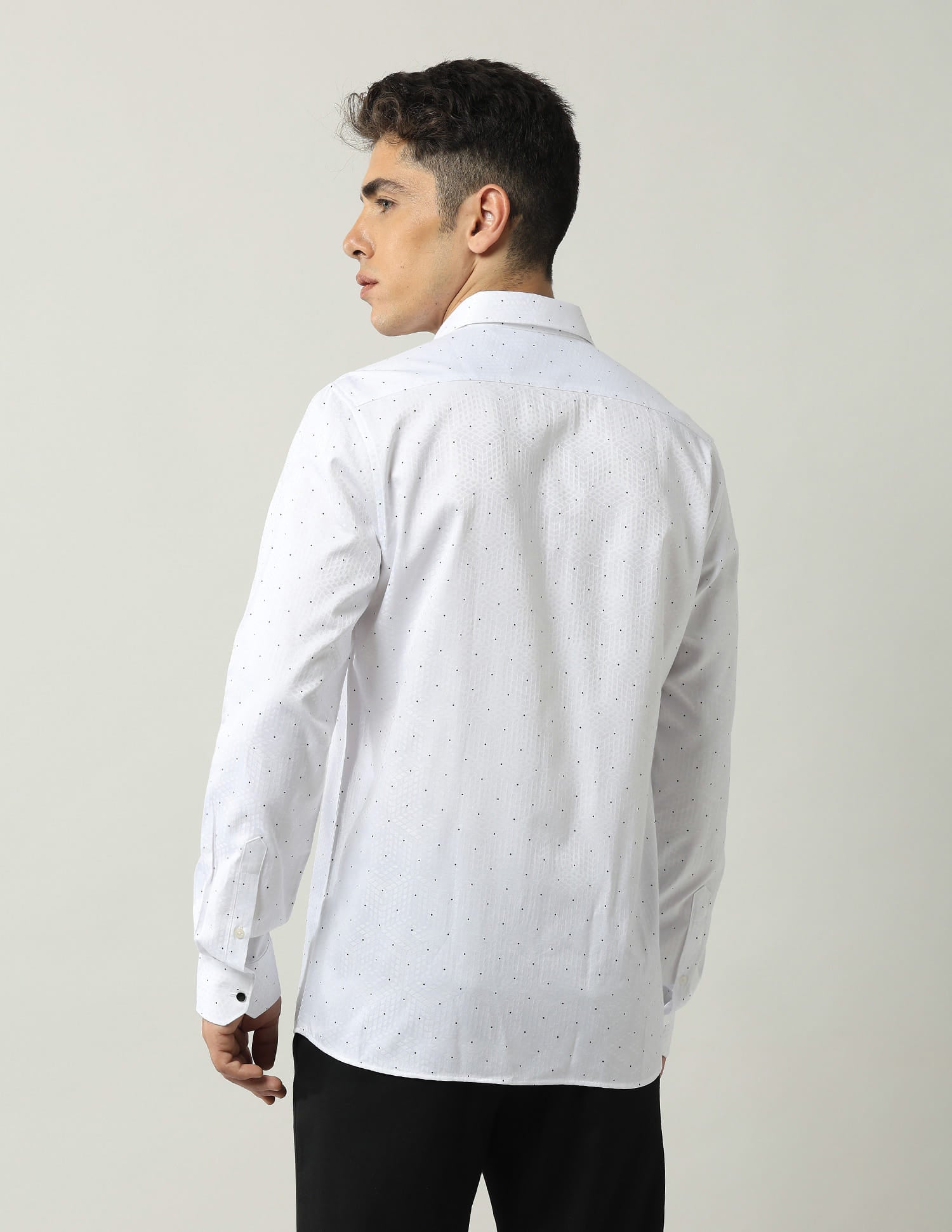 Slim Fit Jaquard Shirt