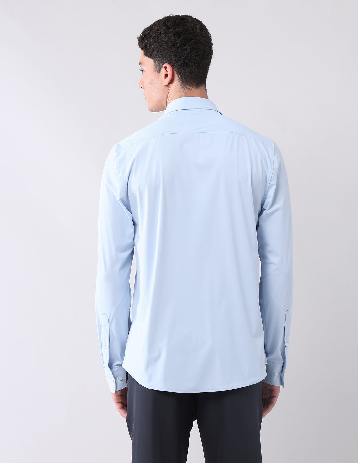 Stylish Hypermove Solid Shirt