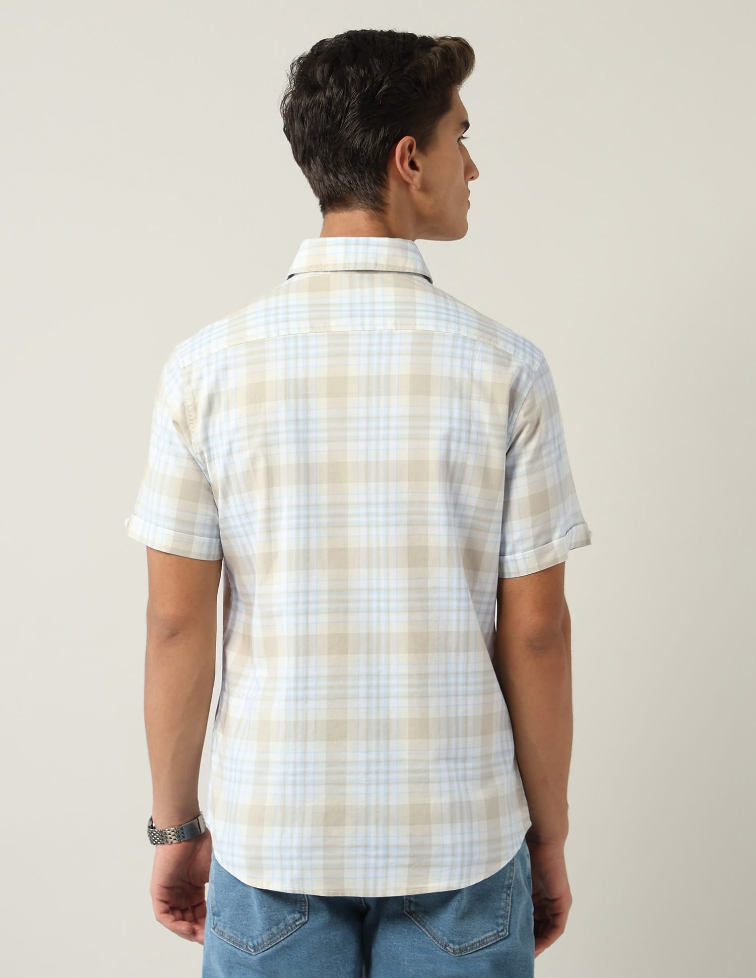 Modern Slim Fit Tartan Checked Shirt