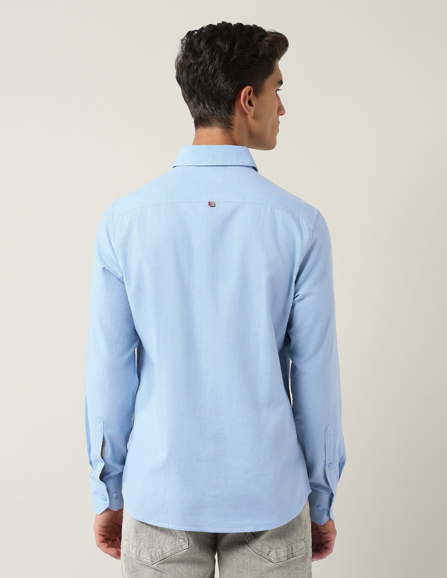 Regular Modern Slim Fit Solid Shirt