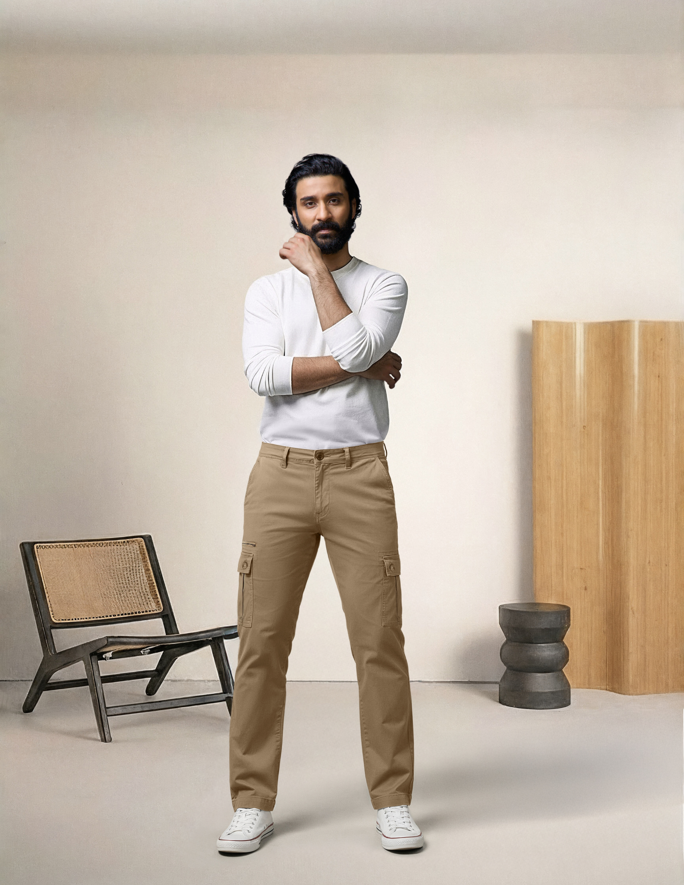 City Ready Relaxed Tapered Fit Cargo Trousers